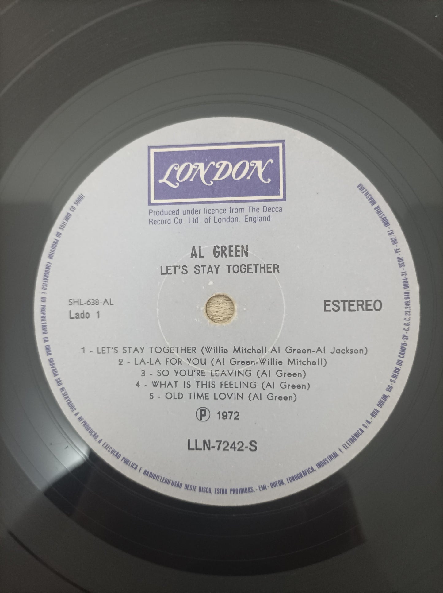 Disco Vinil Let's Stay Together Al Green A