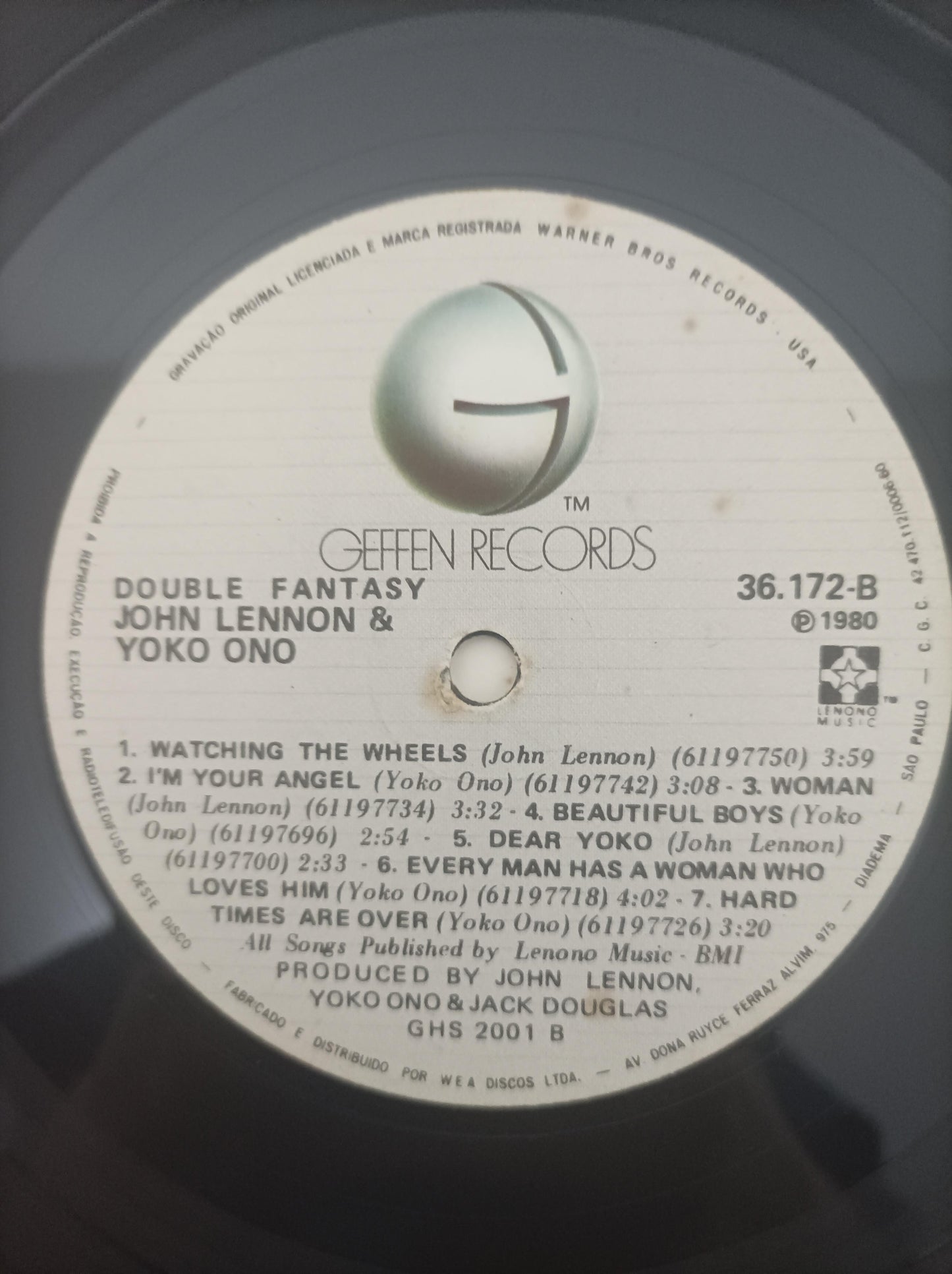 Disco Vinil Double Fantasy John Lennon & Yoko Ono Encarte A