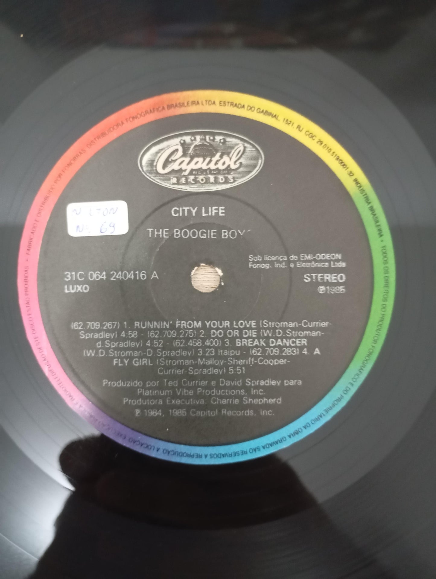 Lp Vinil Boogie Boys City Life