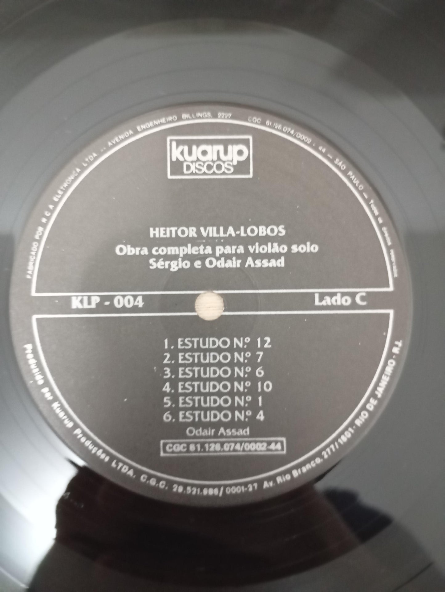 Lp Vinil Heitor Villa-Lobos Obra Completa Violão Solo Duplo