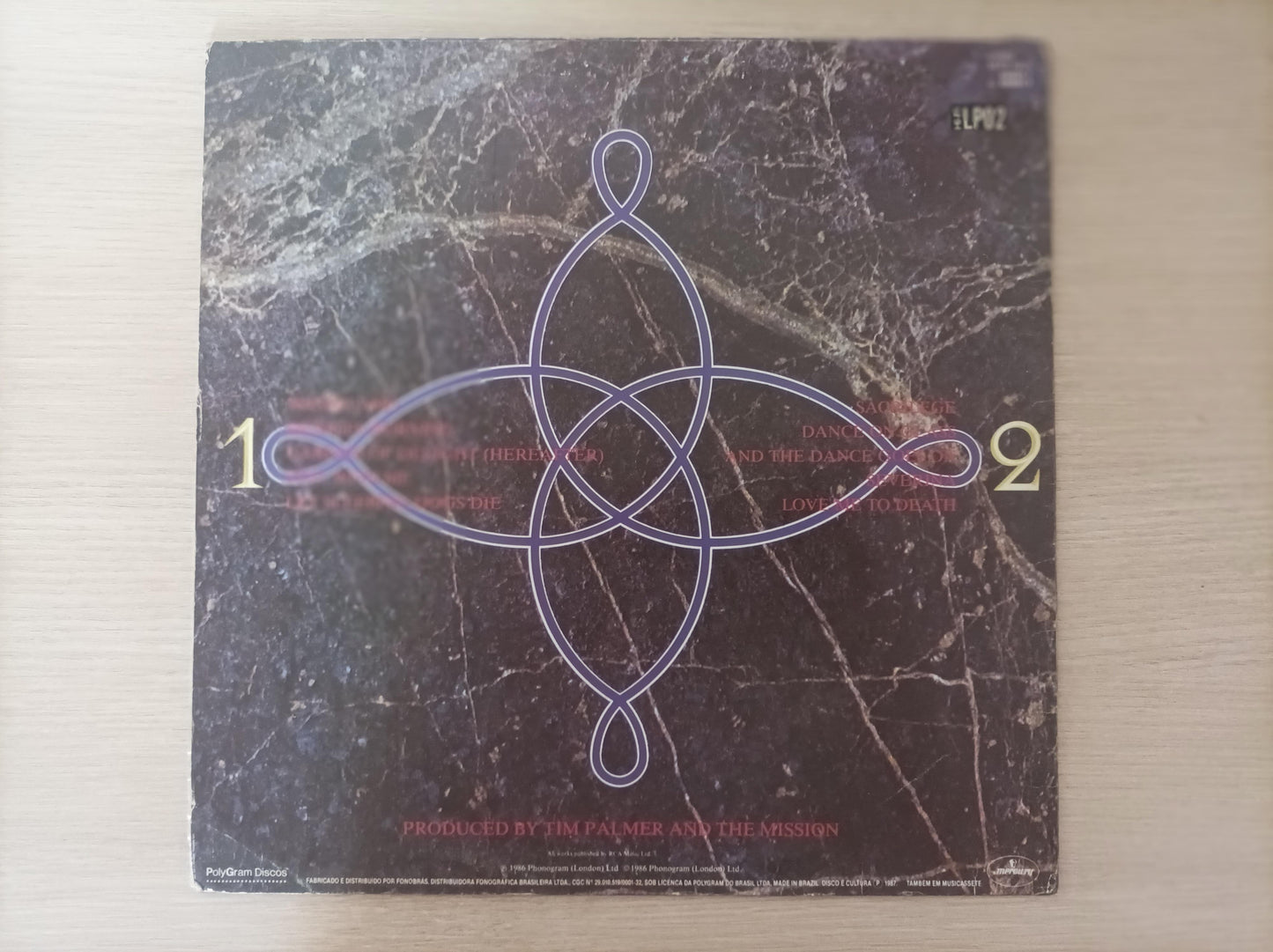 Lp Vinil The Mission Gods Own Medicine Com Encarte
