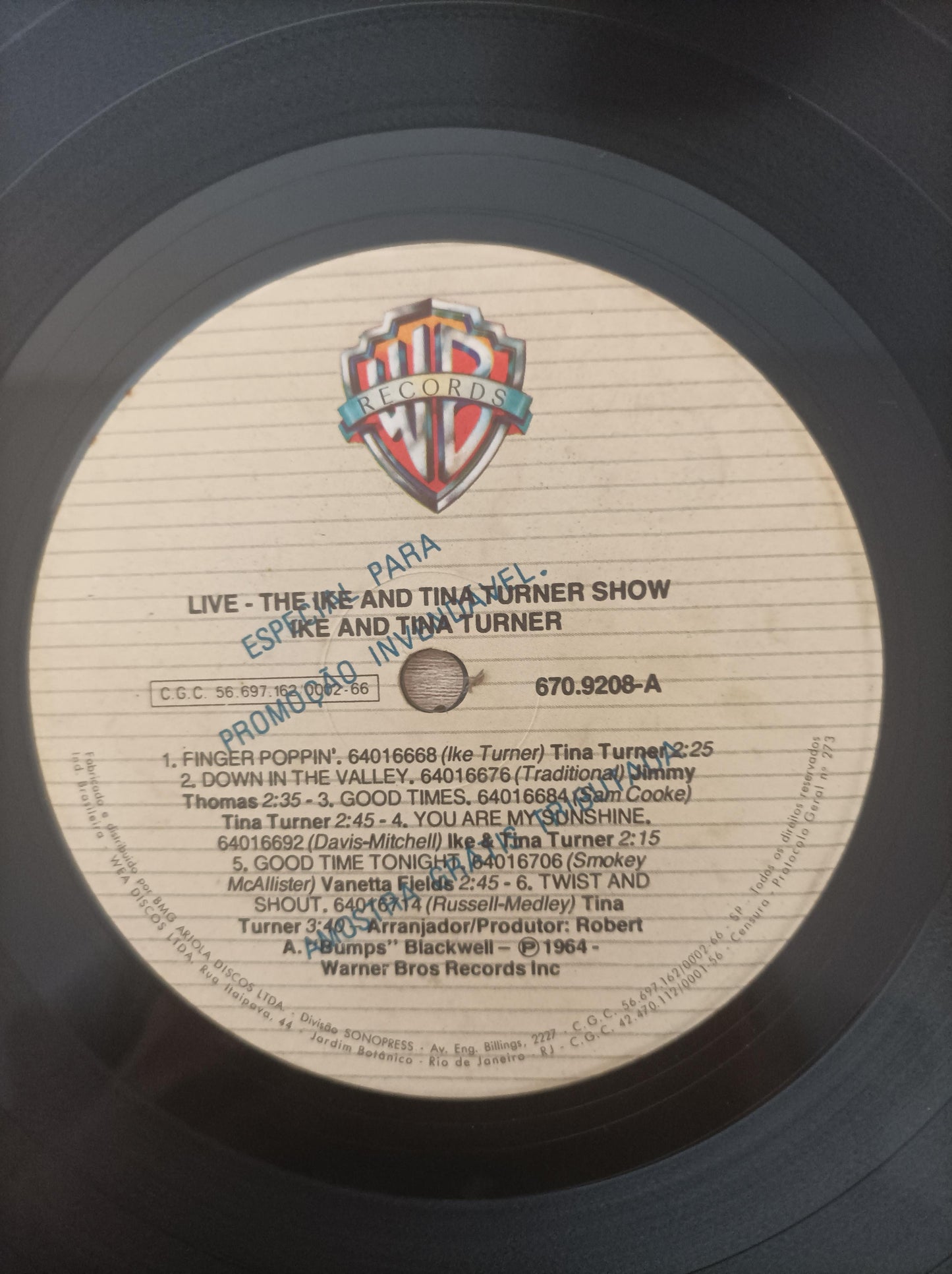 Lp Vinil Ike & Tina Turner Show Live