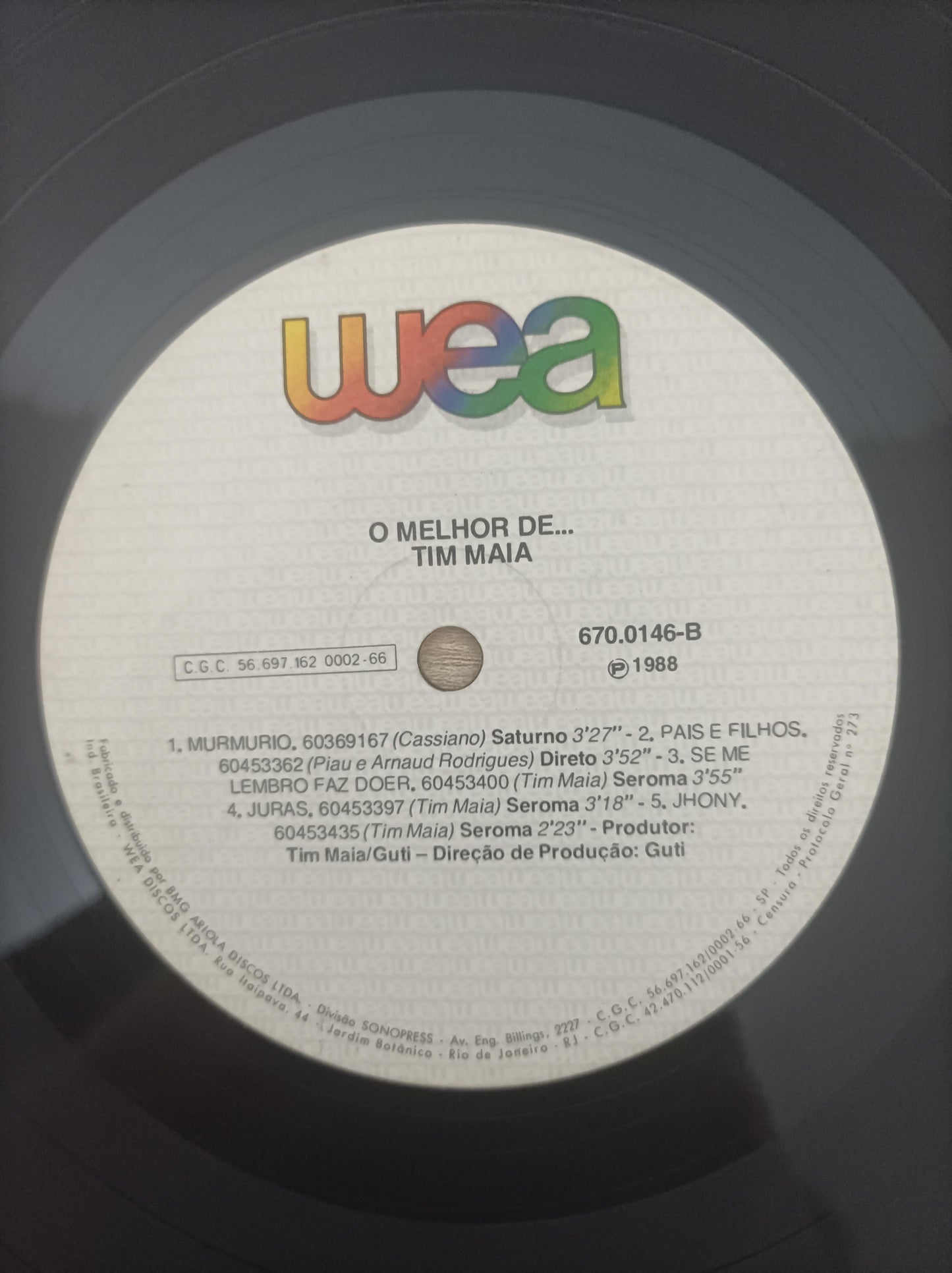 Lp Vinil Tim Maia O Melhor de