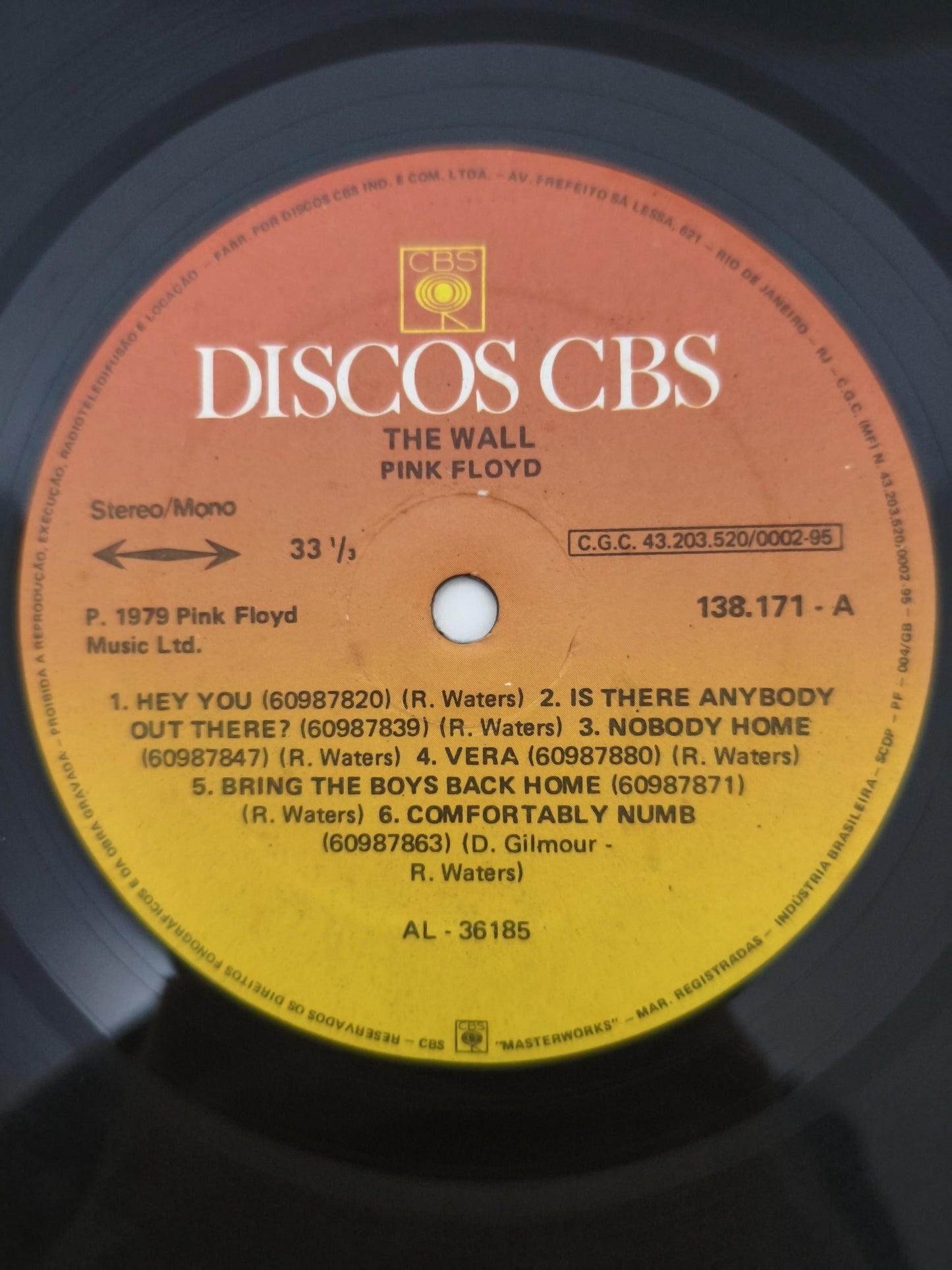 Lp Vinil Pink Floyd The Wall Duplo Com Encartes