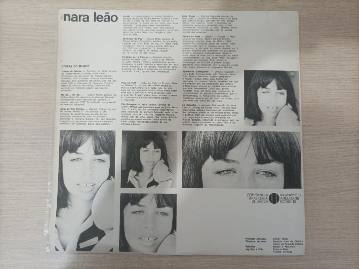 Lp Vinil Nara Leão Coisas Do Mundo
