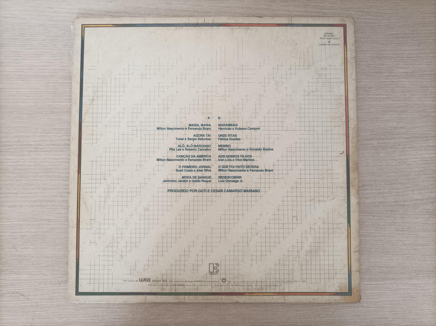 Disco Vinil Saudade Do Brasil Elis Regina Com Encarte A
