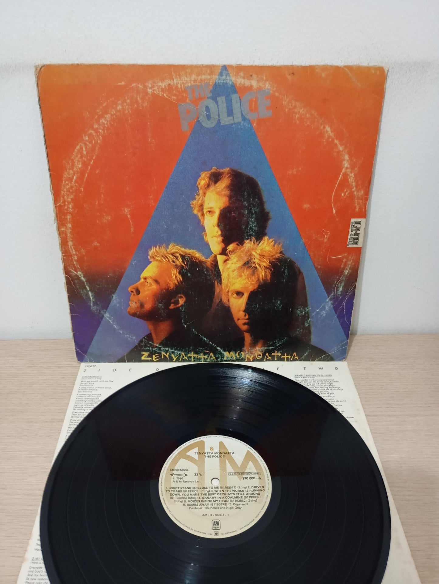 Lp Vinil The Police Zenyatta Mondatta Com Encarte