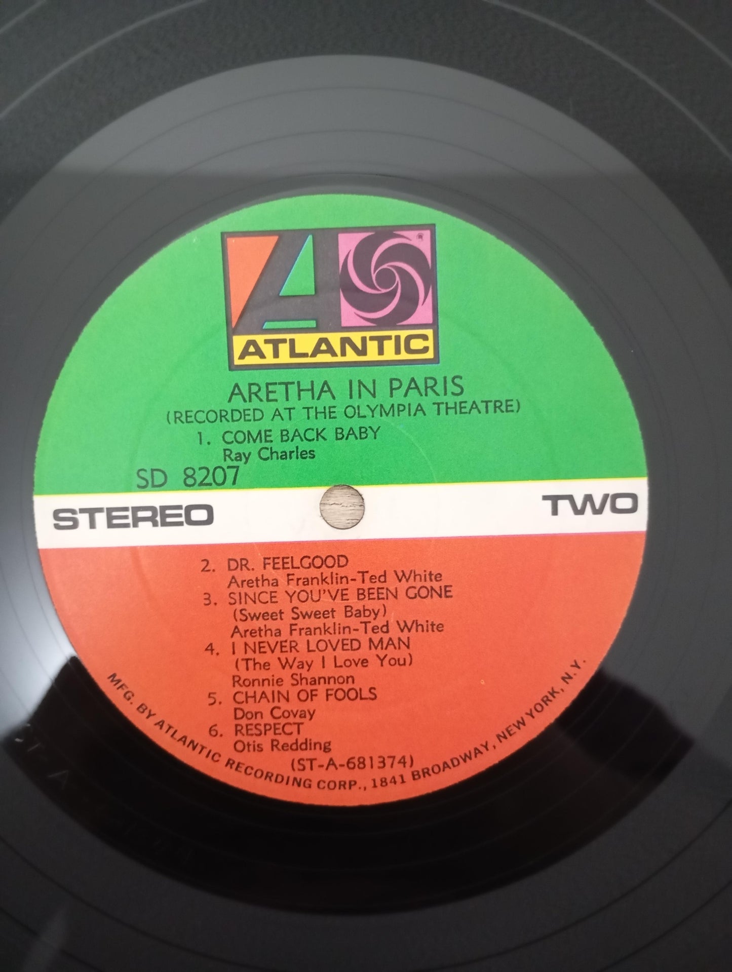 Lp Vinil Aretha Franklin Aretha In Paris C Encarte Importado
