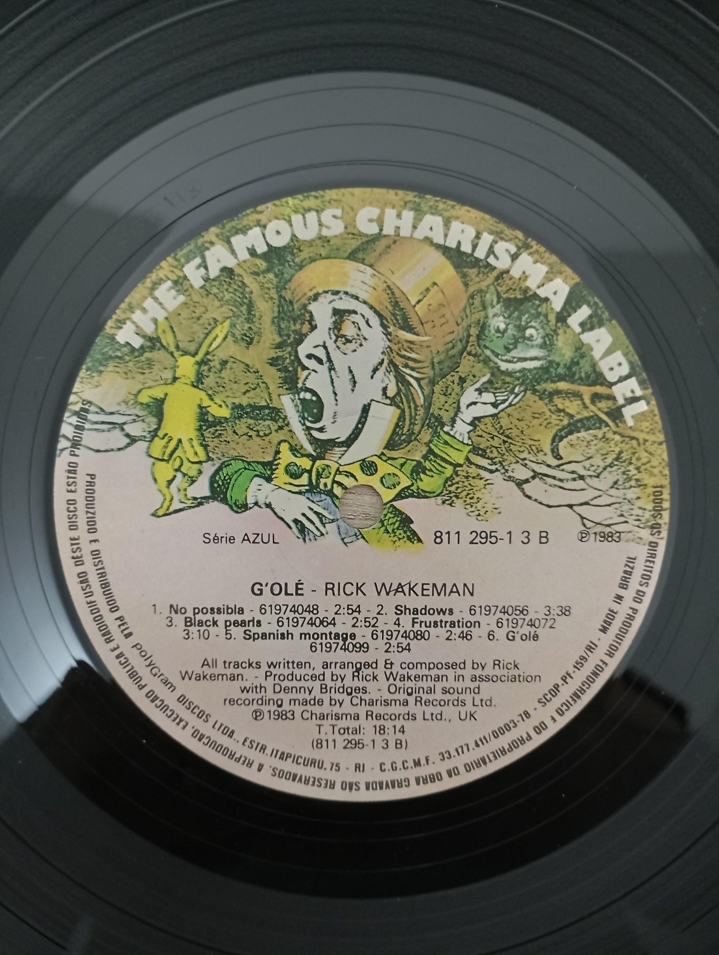 Lp Vinil Rick Wakeman G'Olé! Official Film World Cup 1982