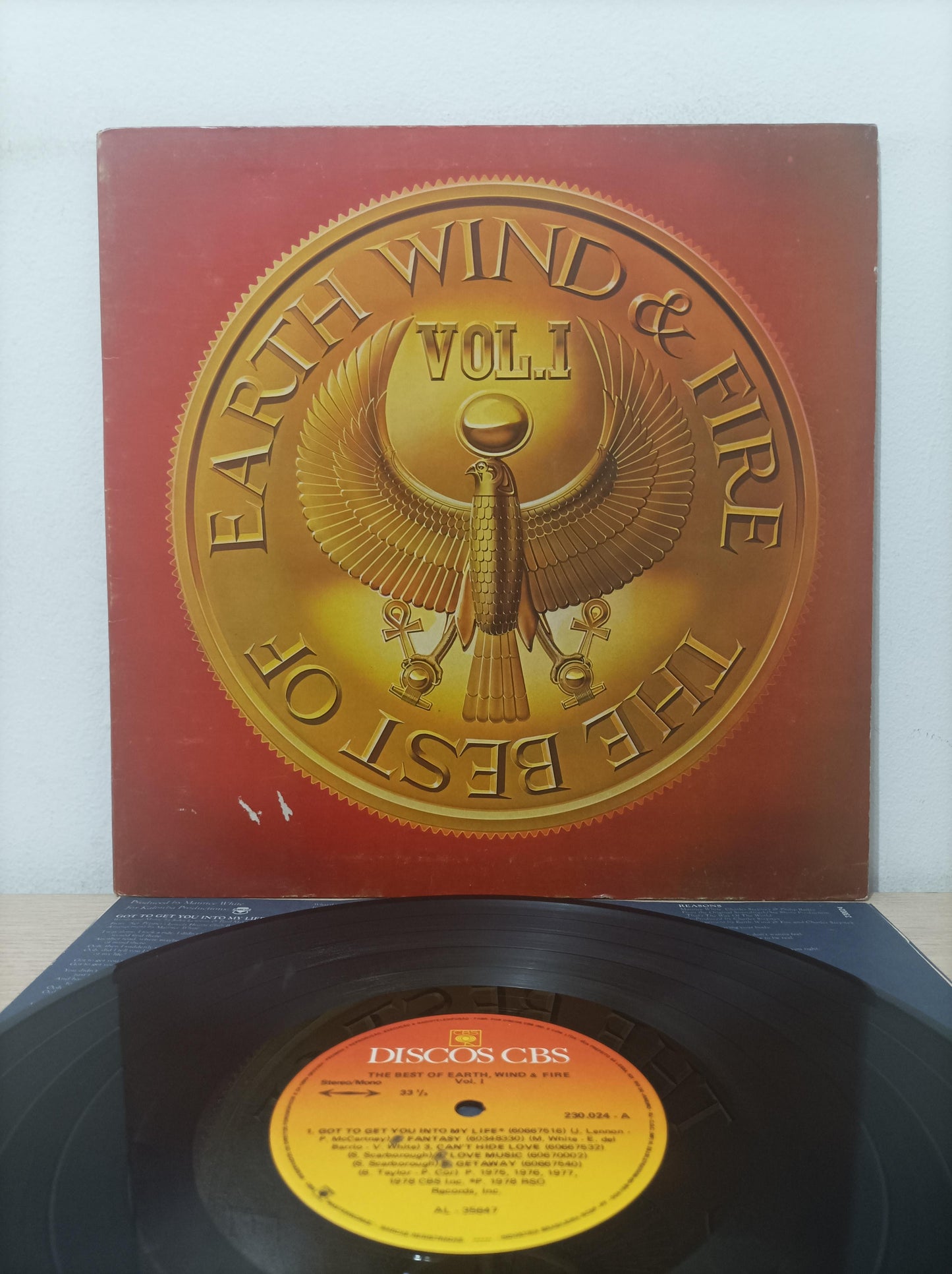 Lp Vinil Earth, Wind & Fire Best Vol I Capa Dupla Encarte