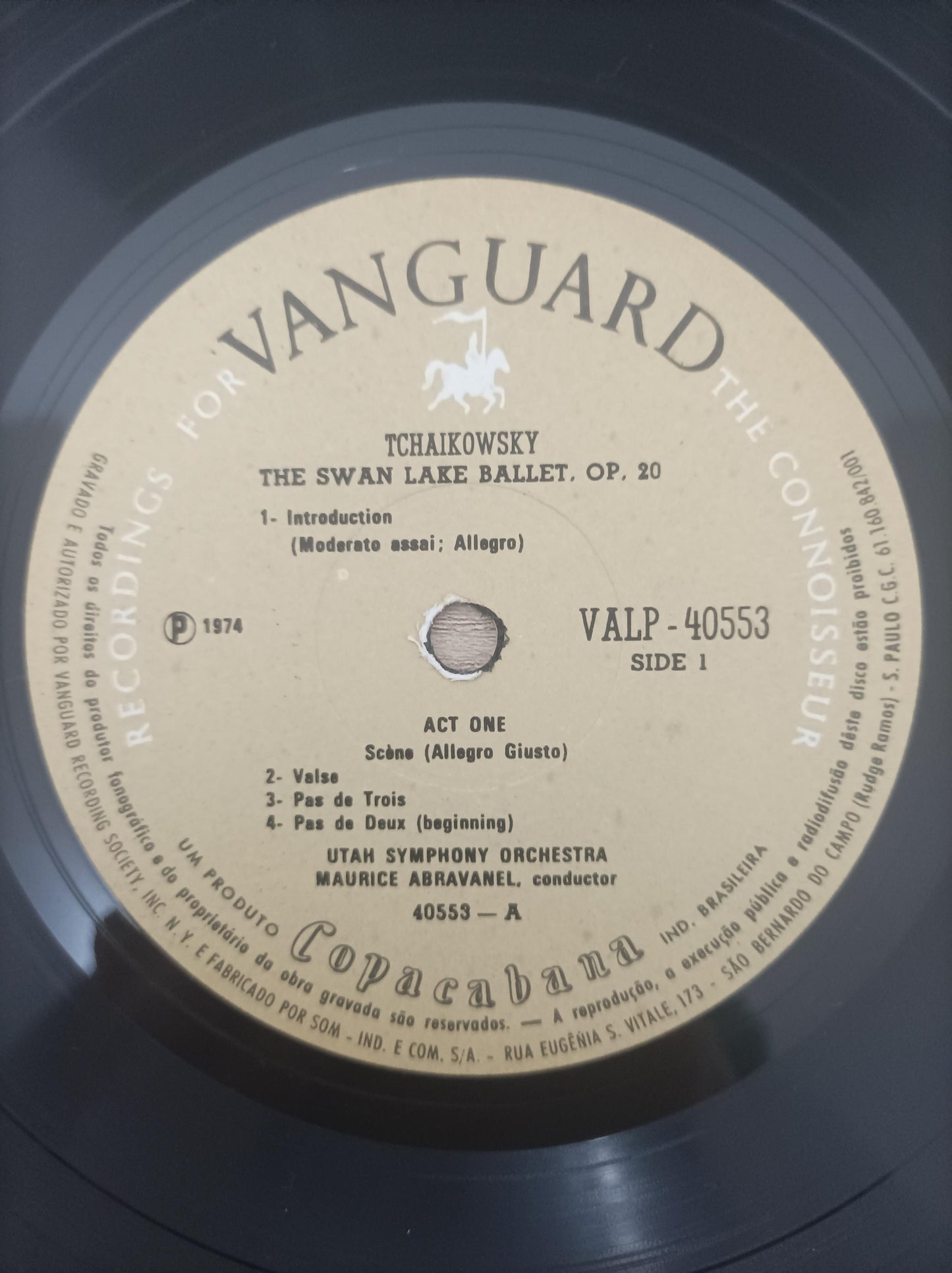 Lp Vinil Tchaikowsky The Swan Lake Ballet Vol. 1