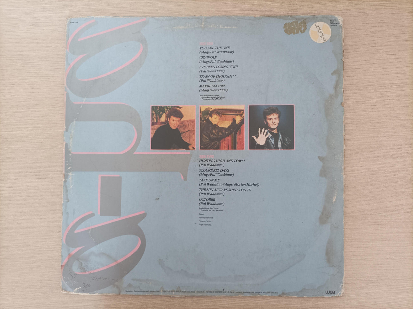 Lp Vinil a-ha On Tour In Brazil Com Encarte