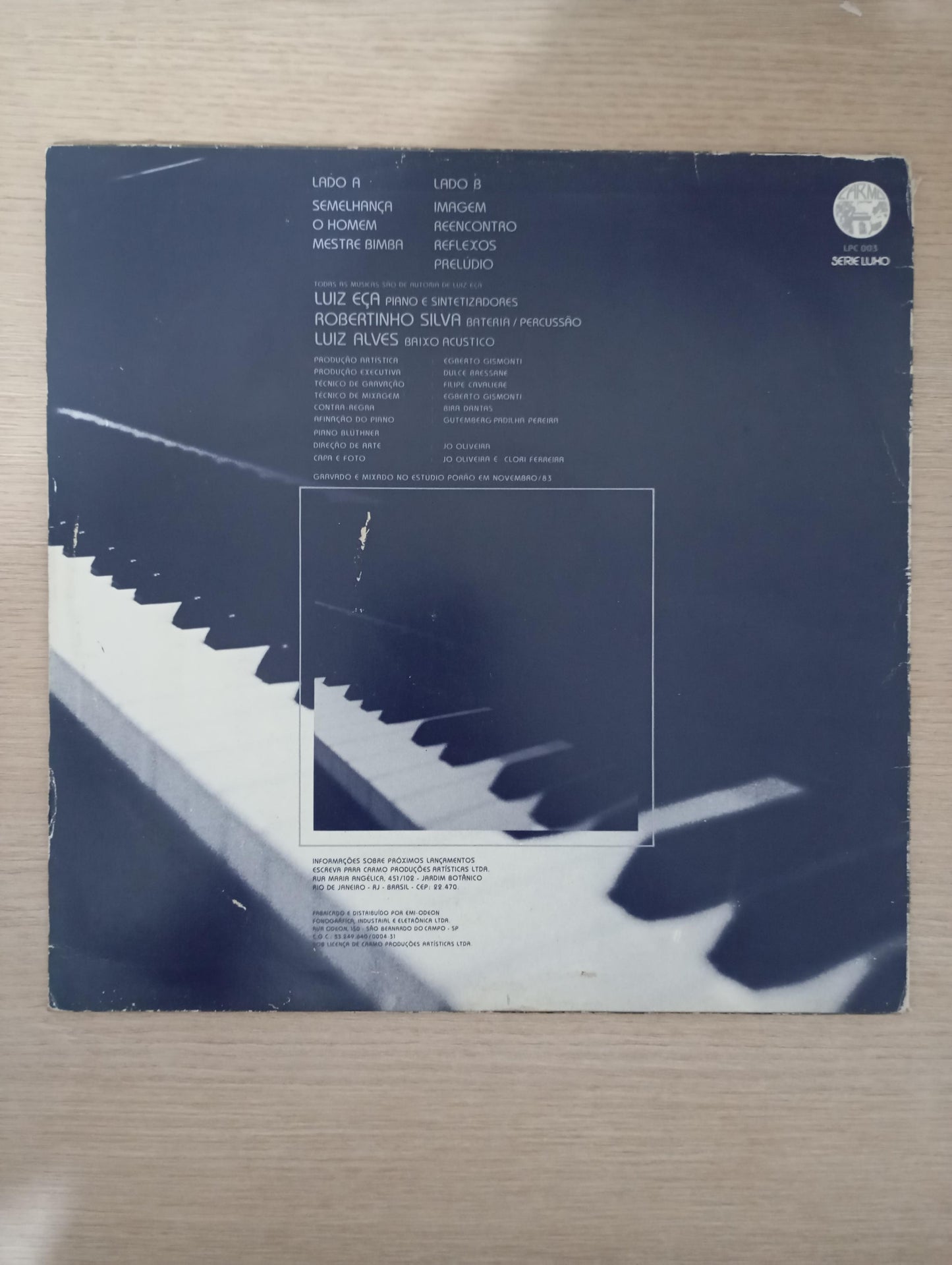 Lp Vinil Luiz Eça 1983