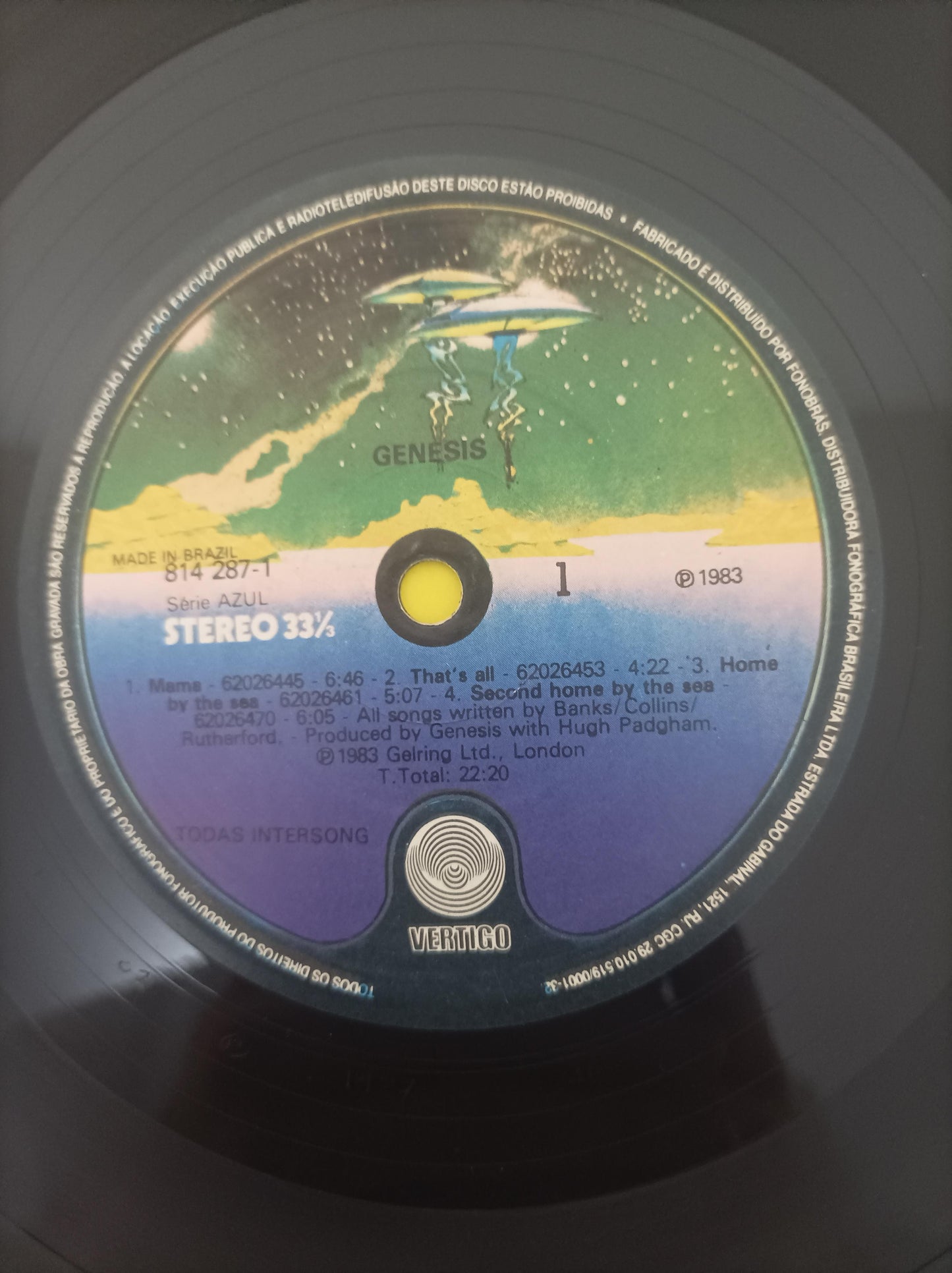 Disco Vinil 1987 Genesis Com Encarte A