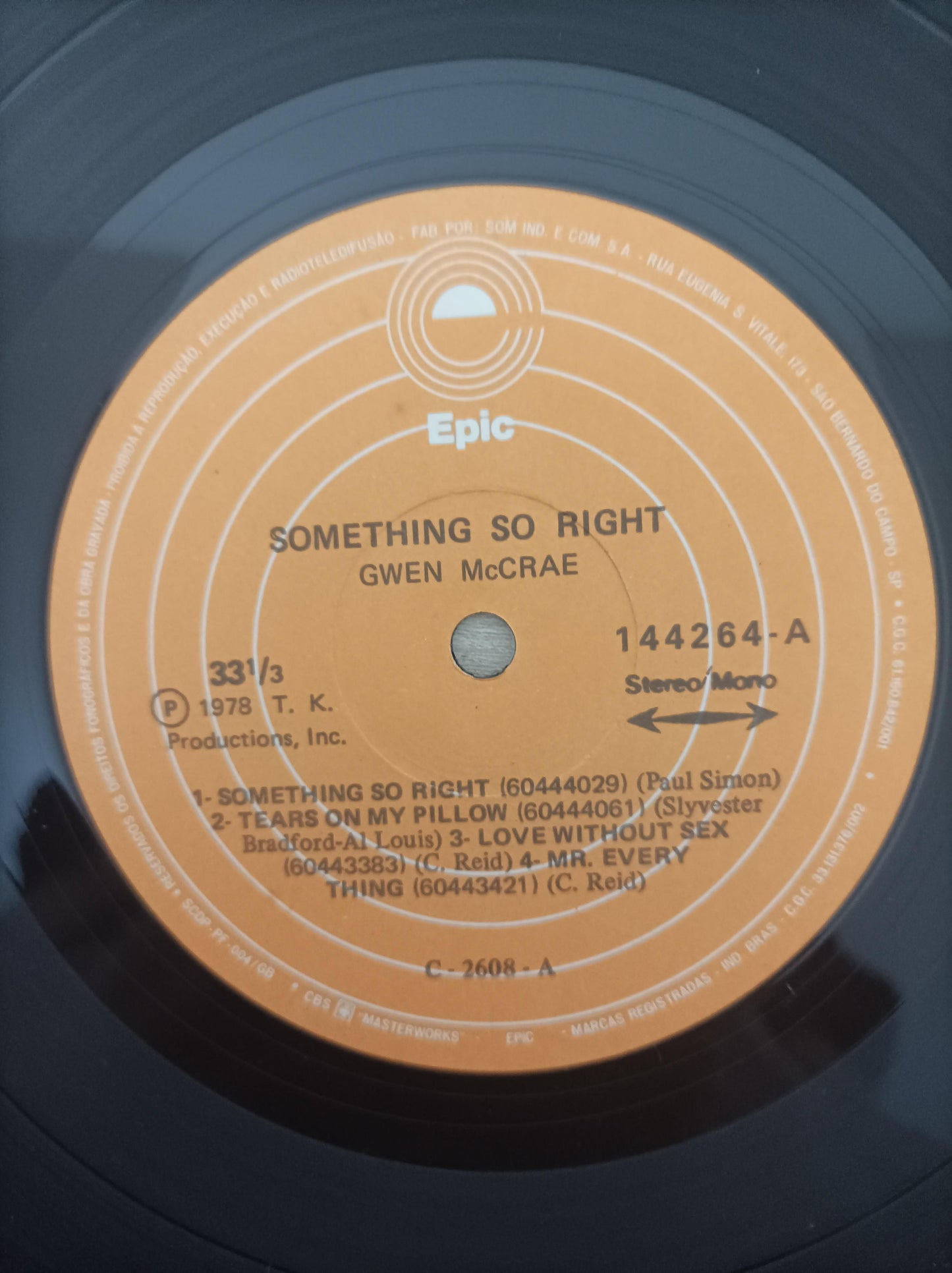Lp Vinil Gwen McCrae Something So Right