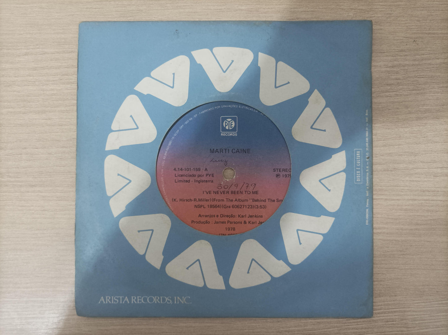 Compacto Vinil Marti Caine I've Never Been To Me