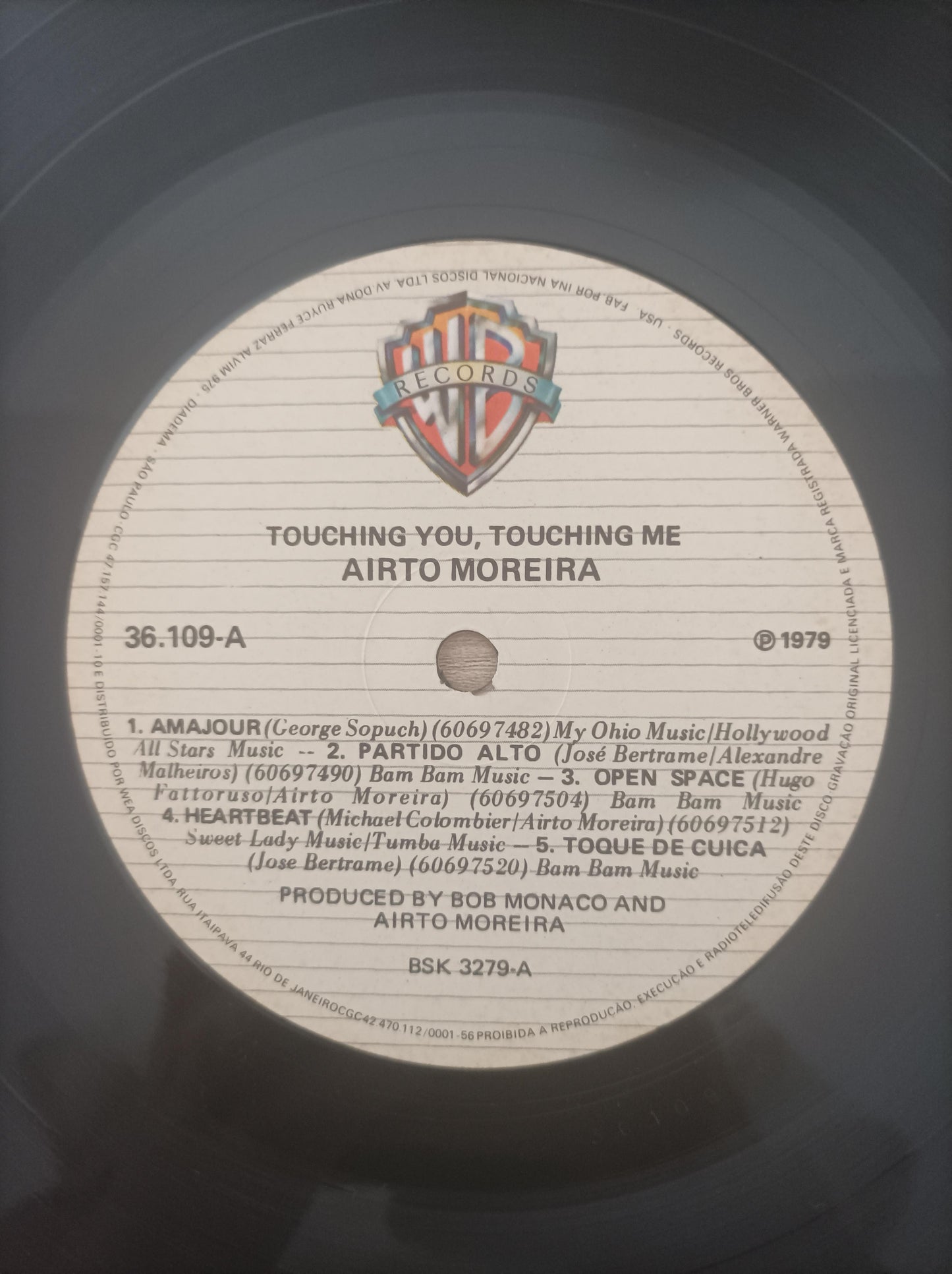 Lp Vinil Airto Moreira Touching You...Touching Me