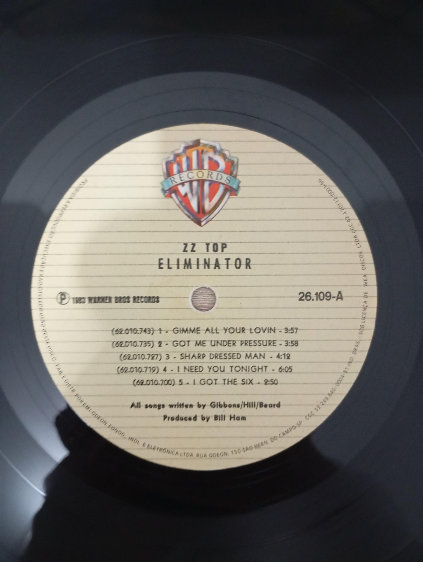 Lp Vinil ZZ Top Eliminator
