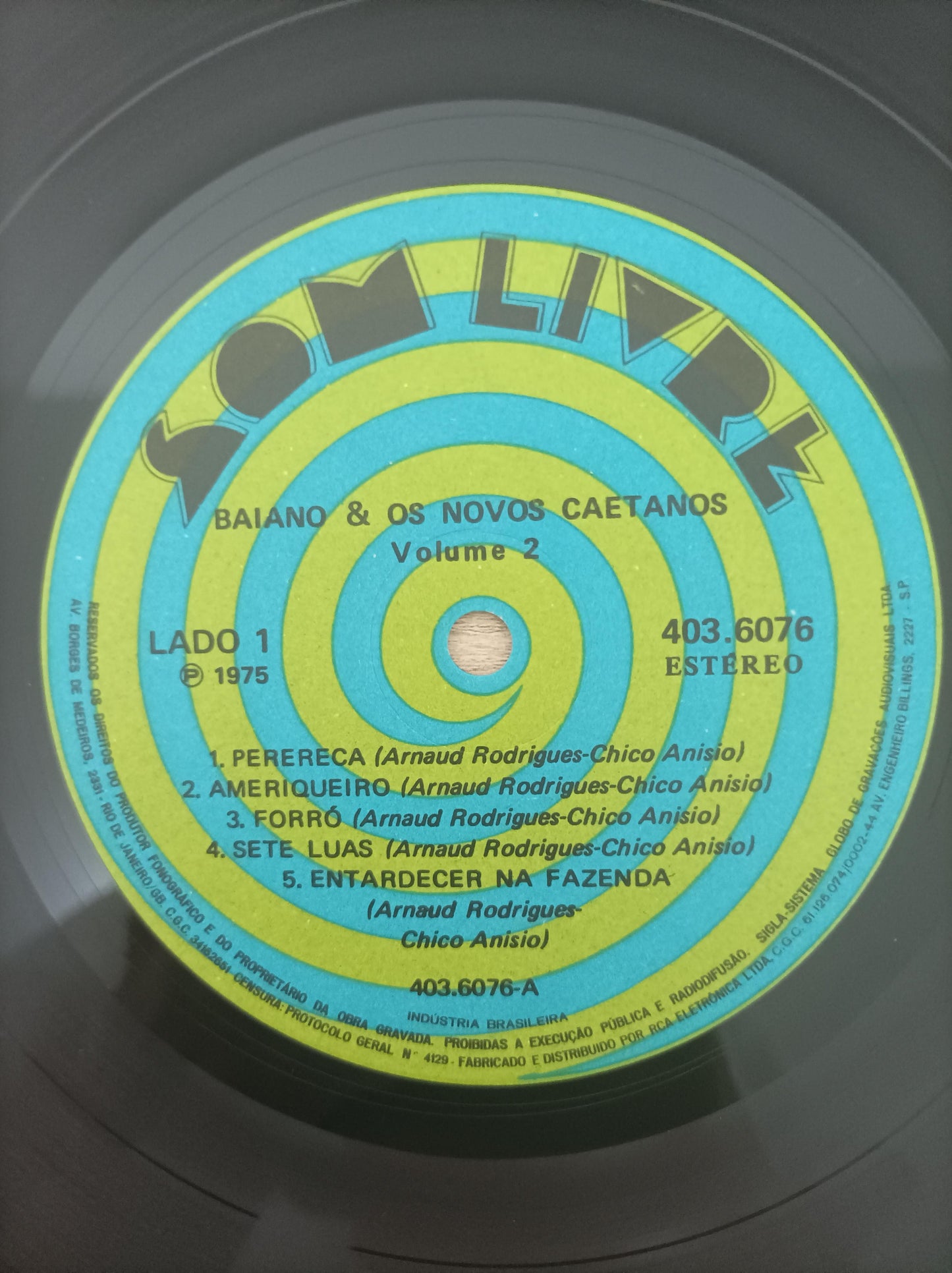Lp Vinil Baiano & Os Novos Caetanos Vol. 2