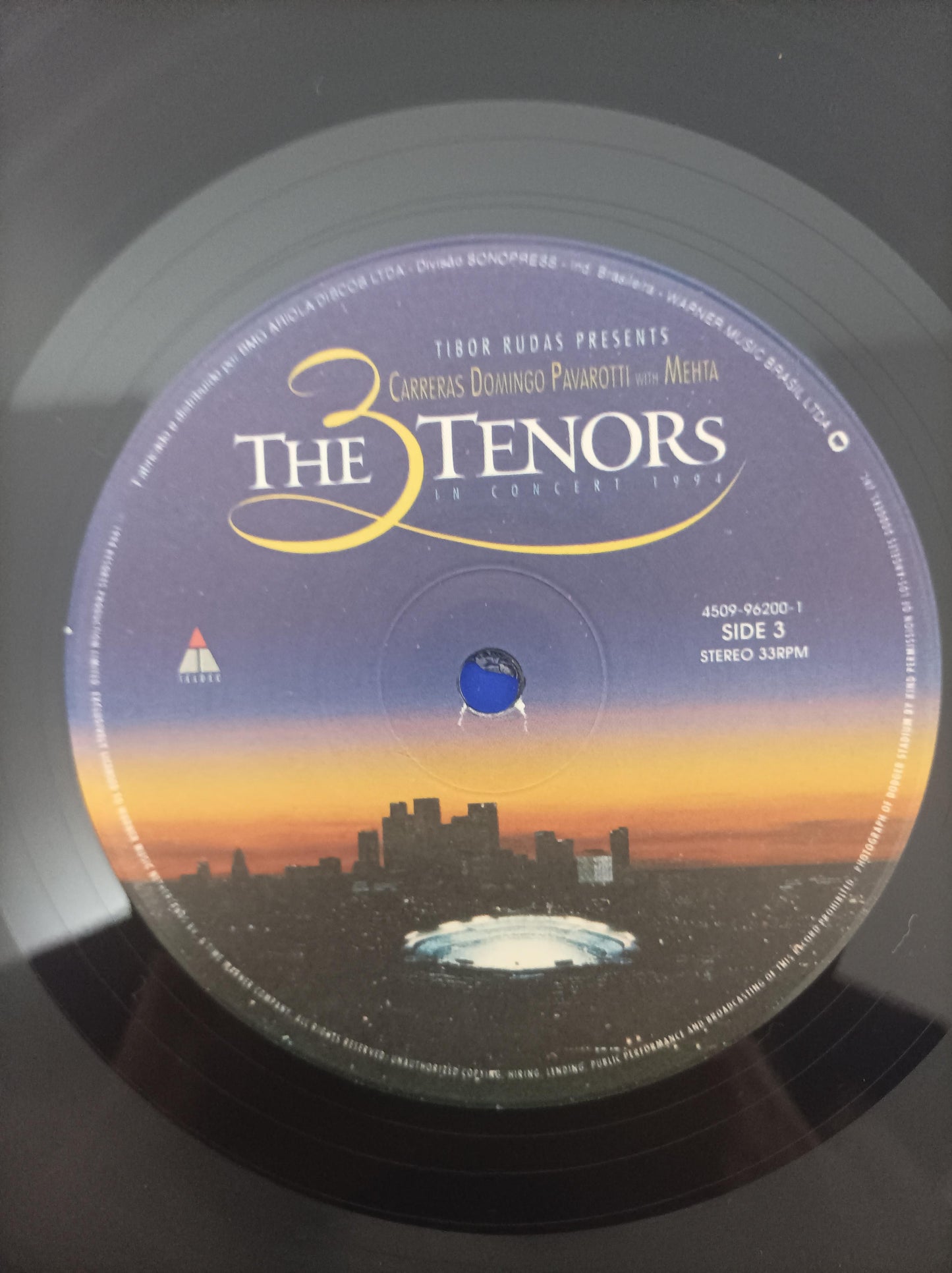 Lp Vinil The 3 Tenors In Concert 1994 Duplo Com Encartes