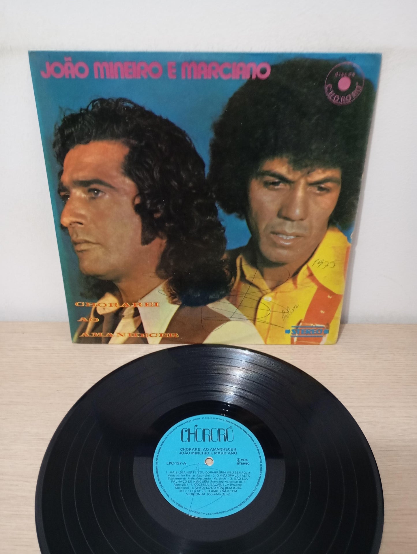 Lp Vinil João Mineiro e Marciano Chorarei Ao Amanhecer