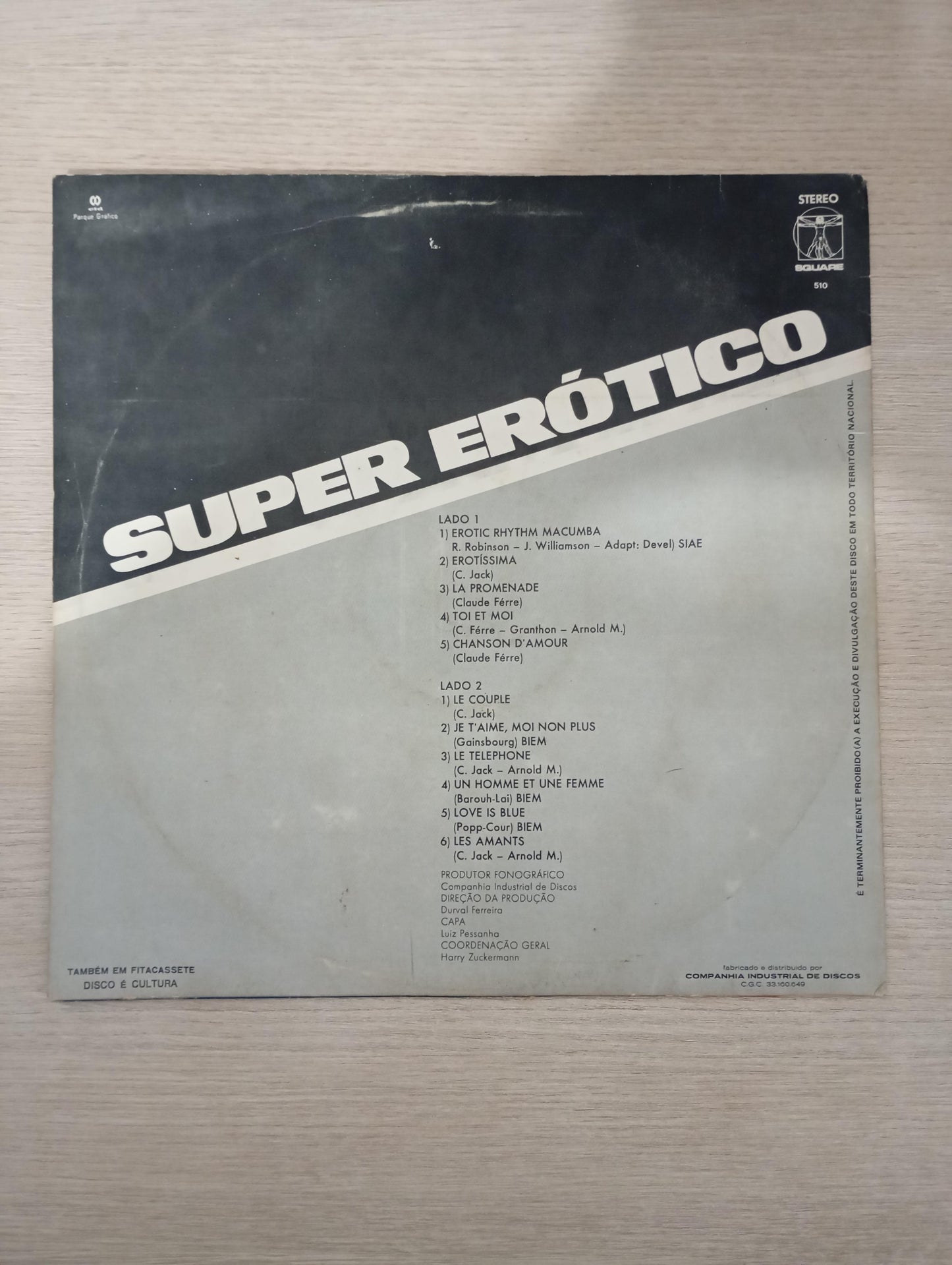 Lp Vinil Super Erótico