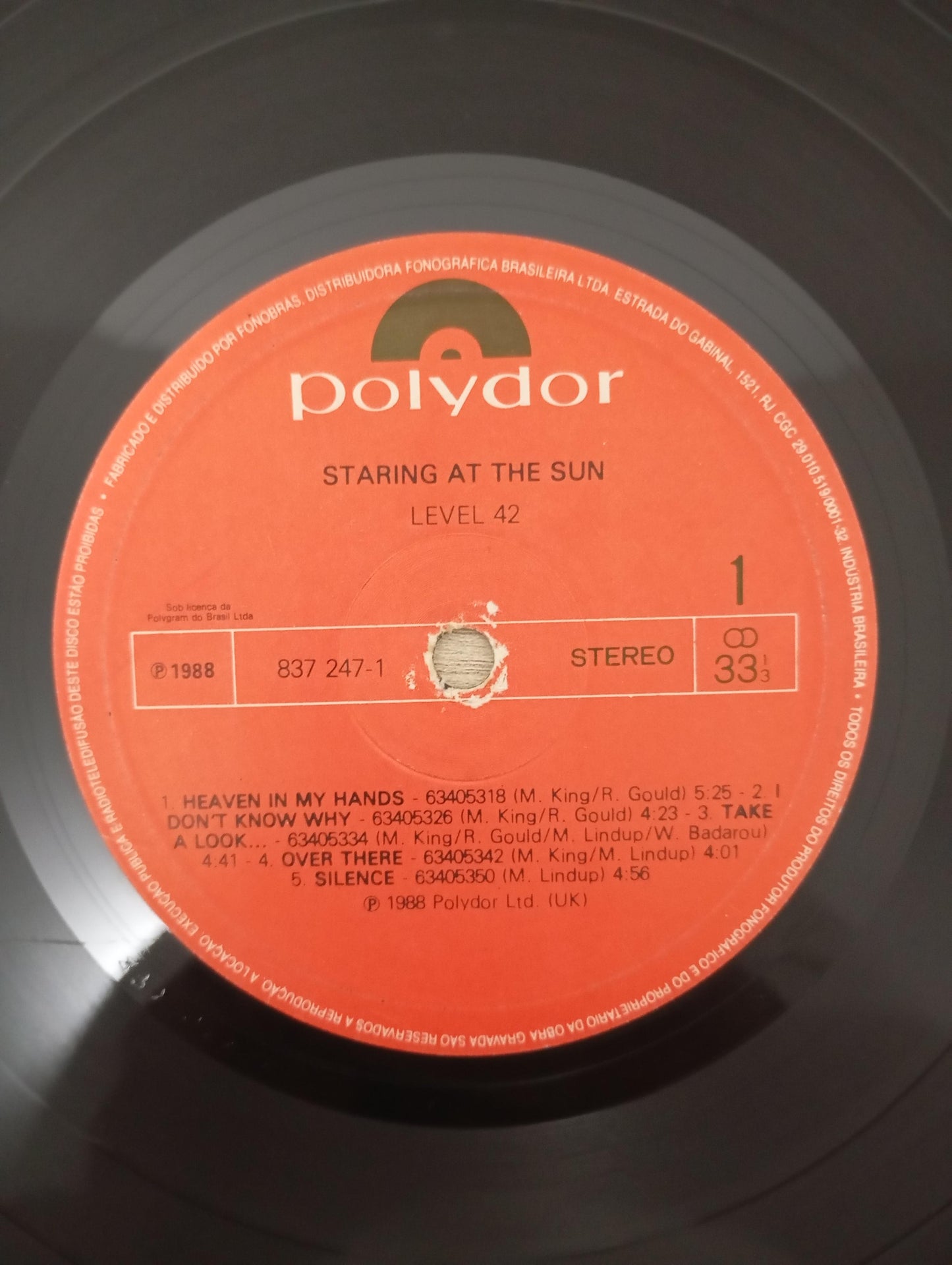 Lp Vinil Level 42 Staring At The Sun