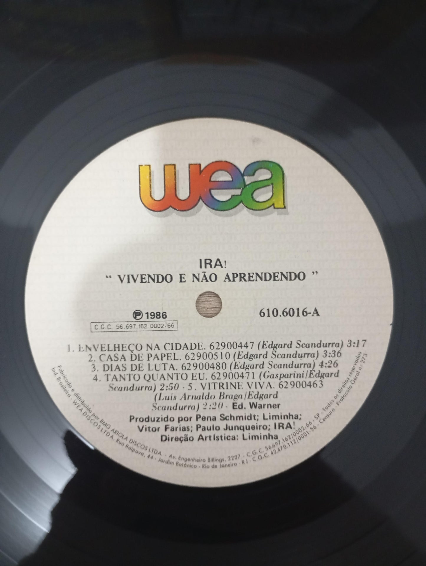 Lp Vinil Ira! Vivendo E Não Aprendendo