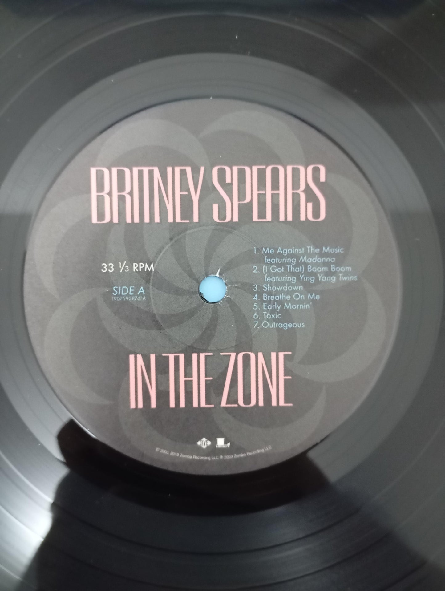 Lp Vinil Britney Spears In The Zone Com Encarte Importado USA