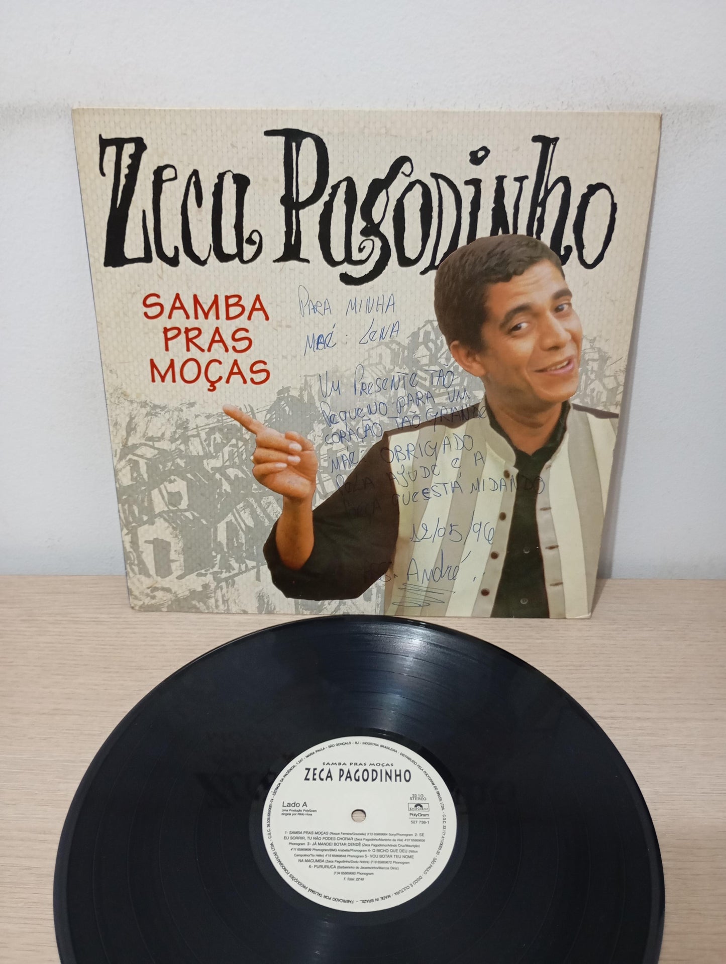 Lp Vinil Zeca Pagodinho Samba Pras Moças