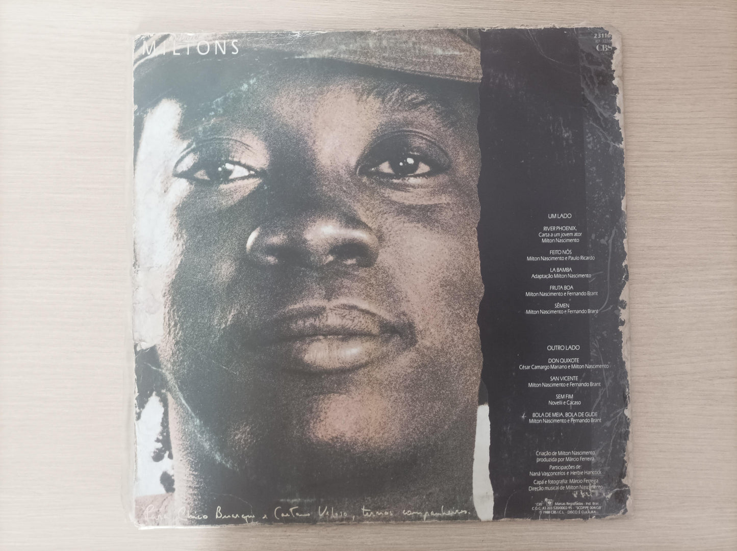 Lp Vinil Milton Nascimento Miltons Com Encarte