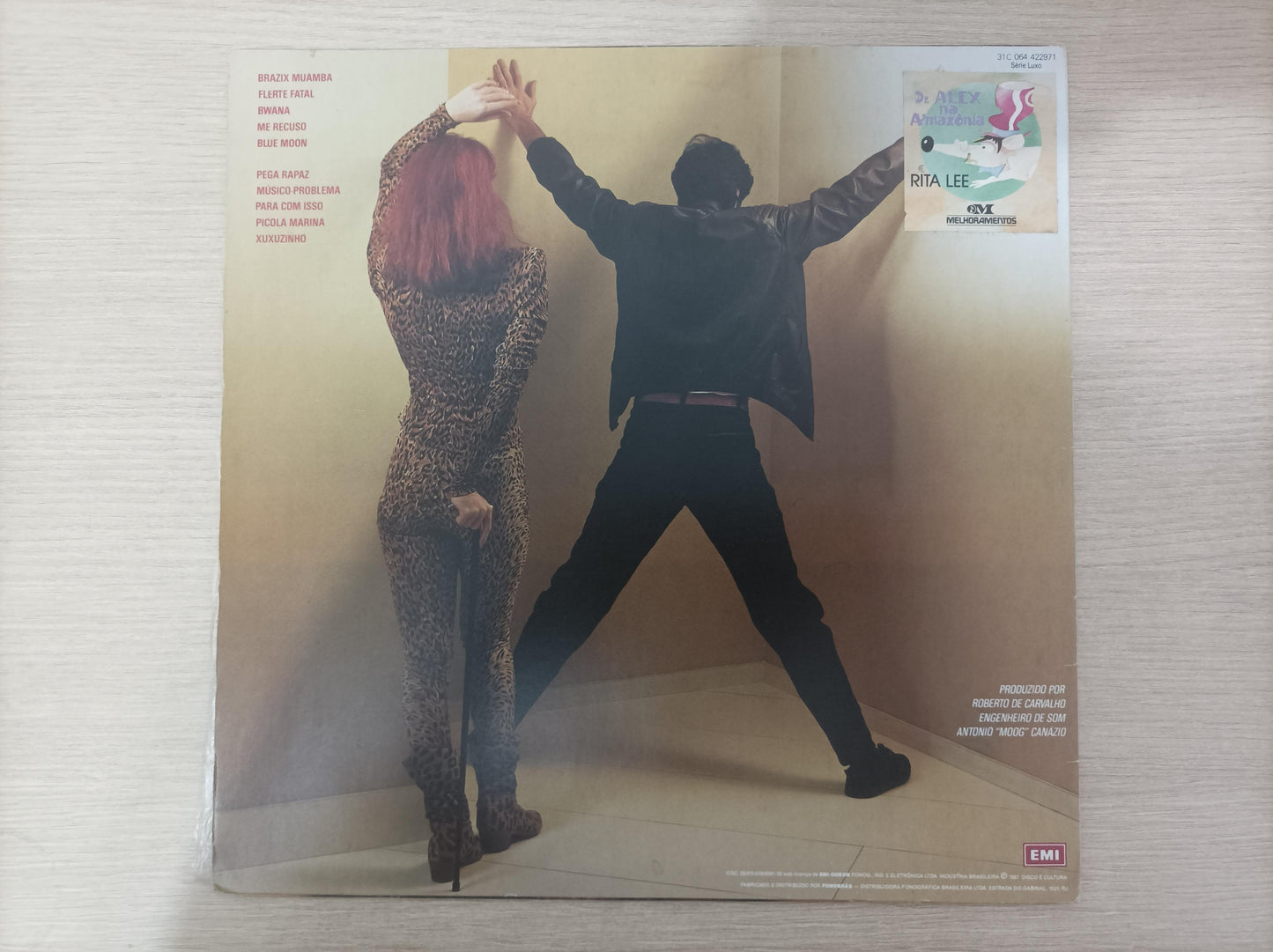 Lp Vinil Rita Lee & Roberto Flerte Fatal Com Encarte