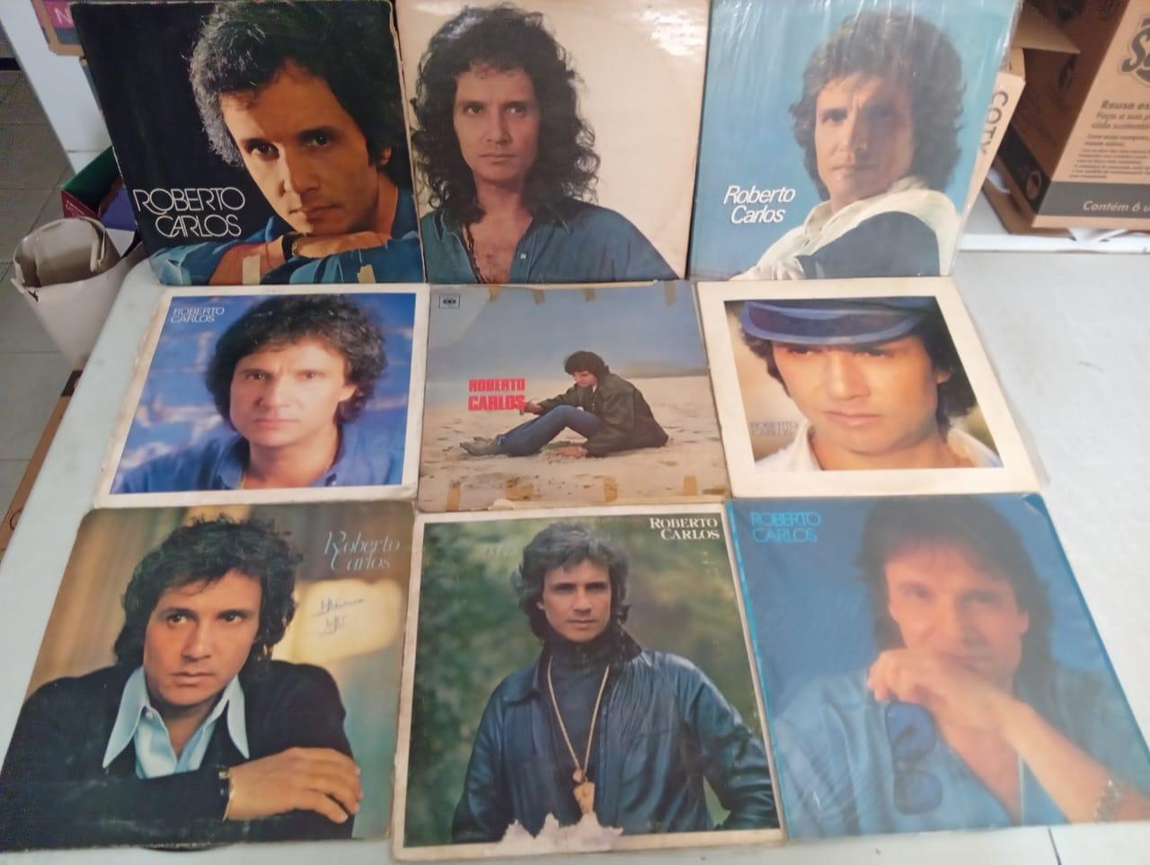 Lp Vinil Lote 9 Unidades Roberto Carlos