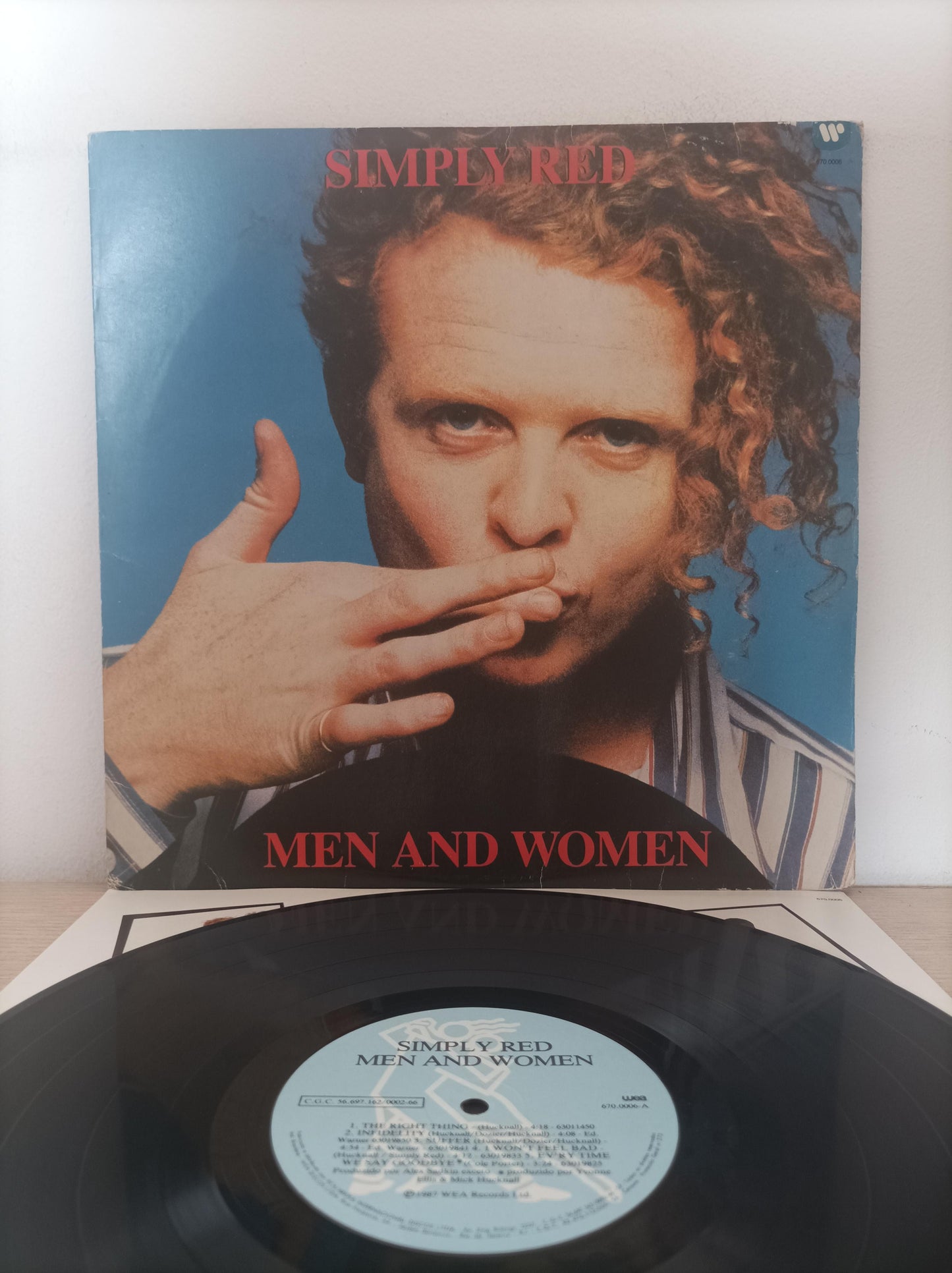 Lp Vinil Simply Red Men And Women Com Encarte