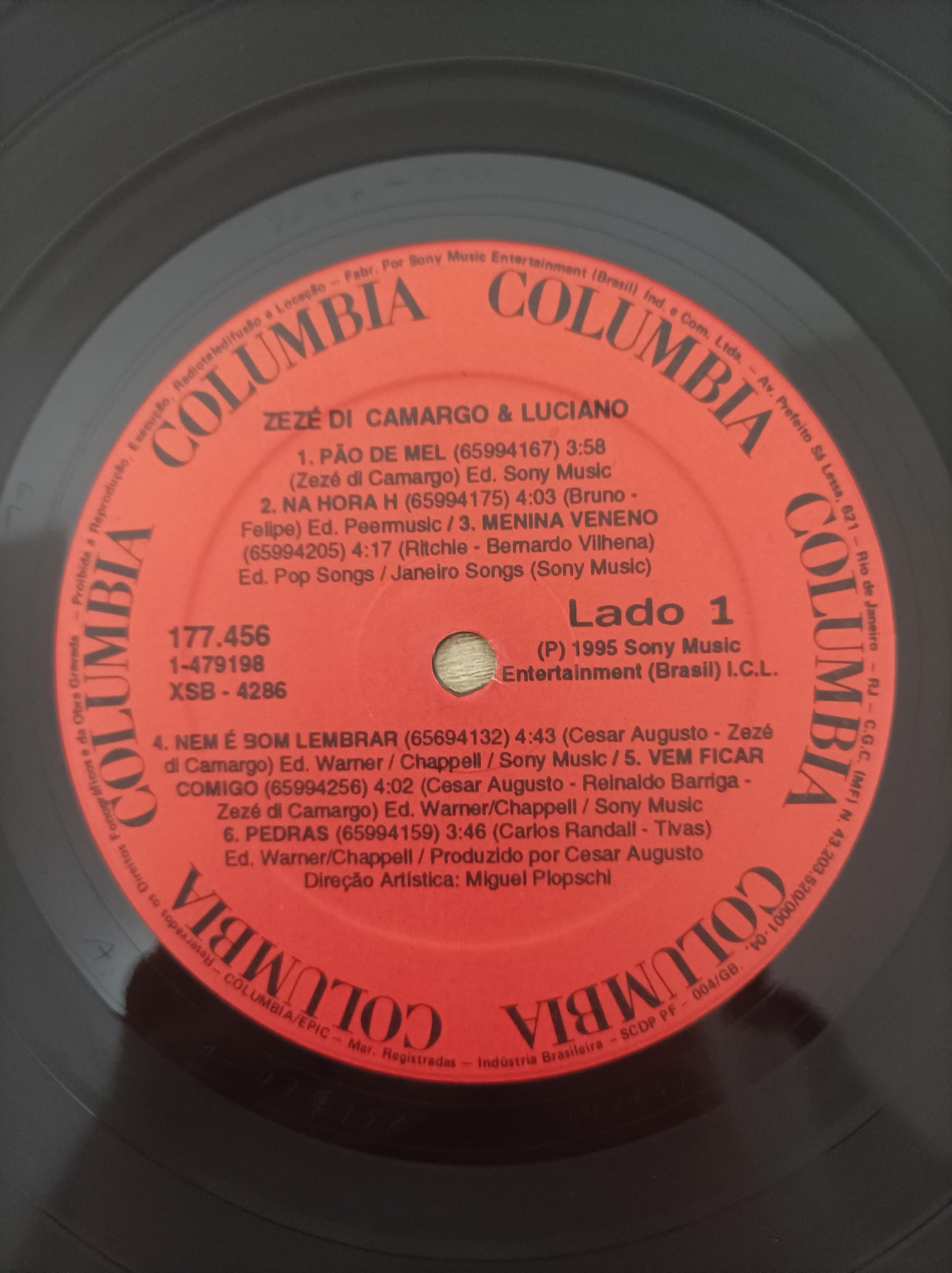 Disco Lp Vinil Luciano & Zezé Di Camargo 1995 A