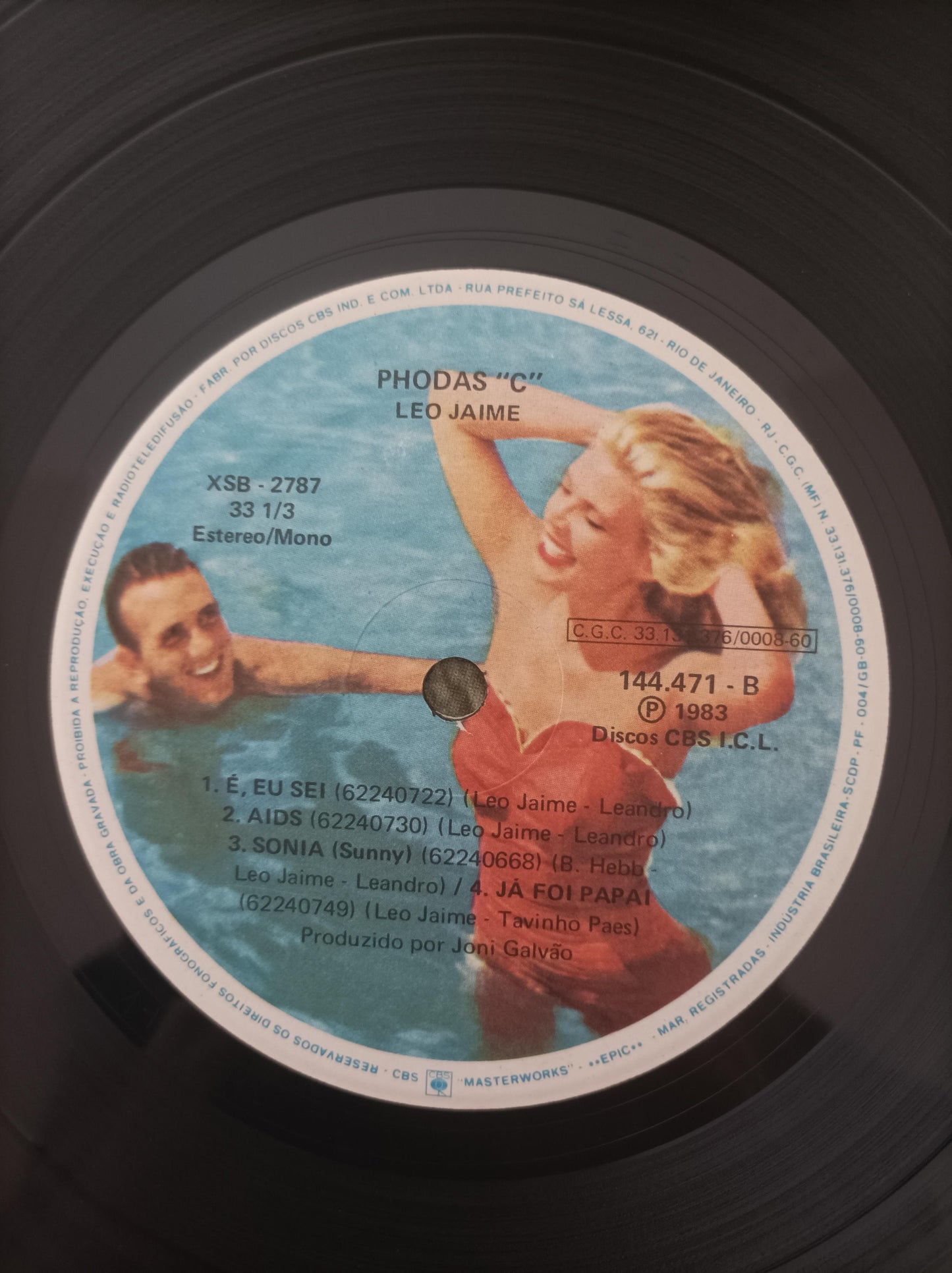 Lp Vinil Leo Jaime Phodas "C" Com Encarte
