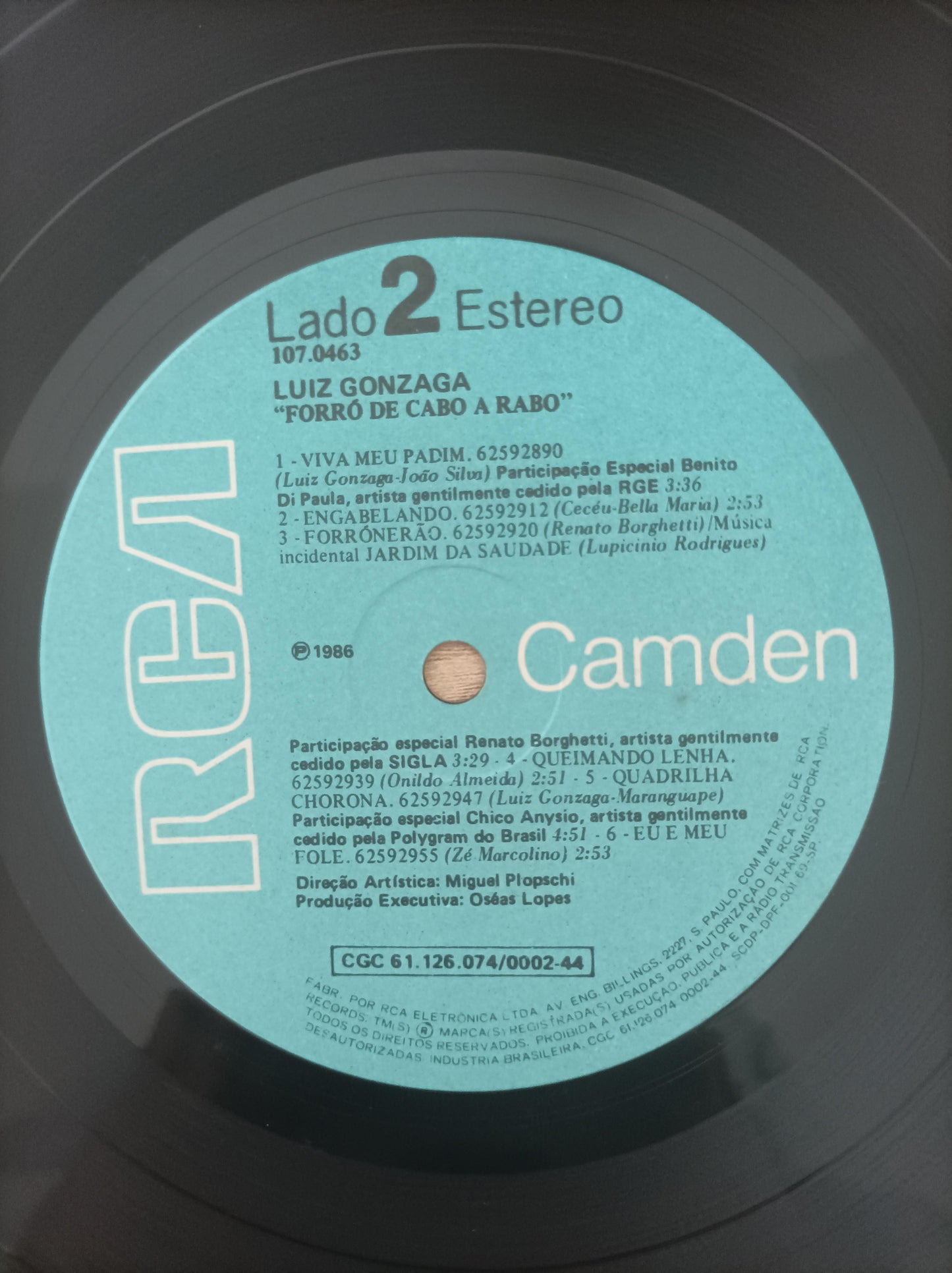 Lp Vinil Luiz Gonzaga Forró de Cabo a Rabo