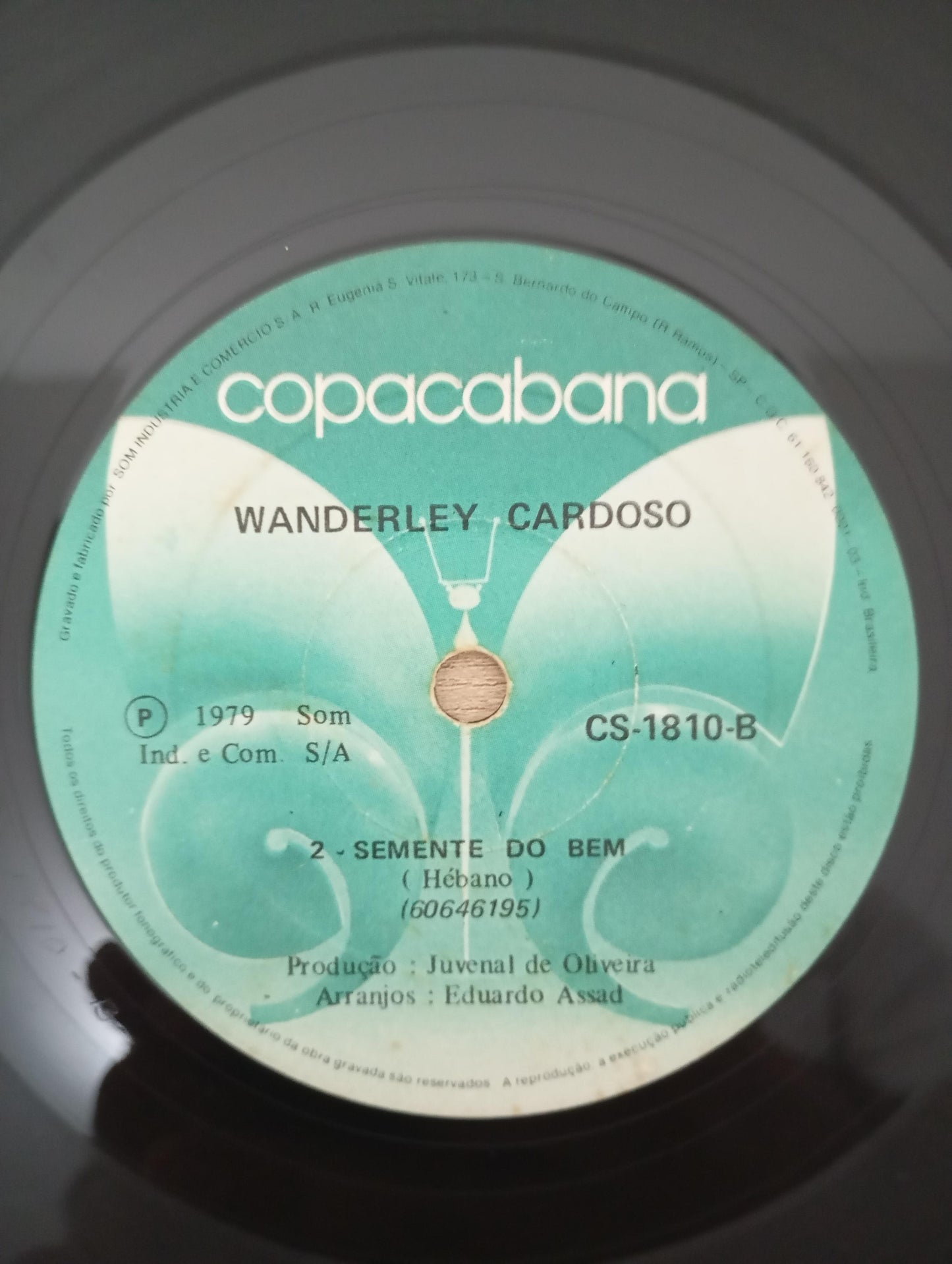 Vinil Compacto Wanderley Cardoso Conflitos / Semente do Bem