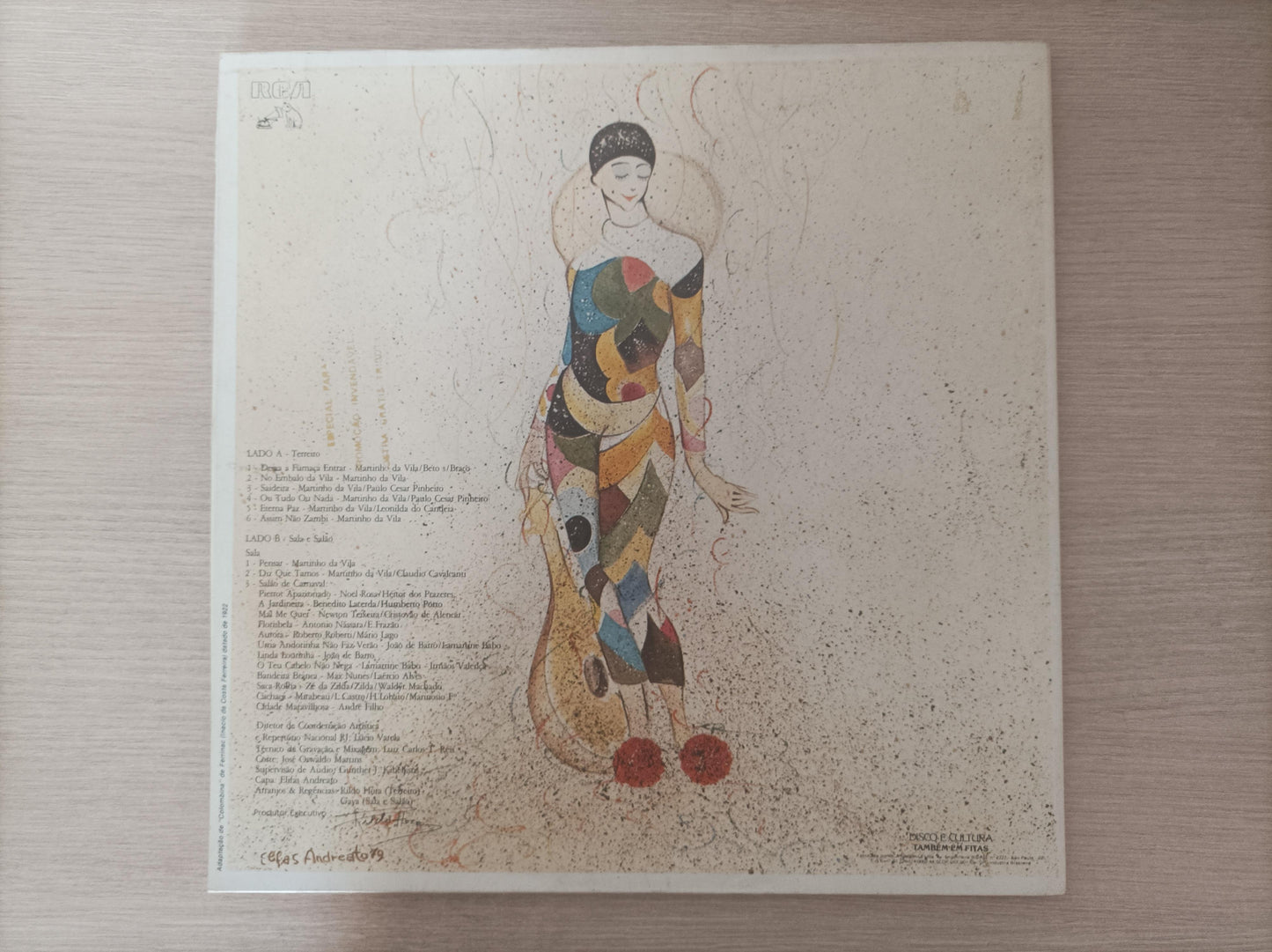 Lp Vinil Martinho Da Vila Terreiro, Sala E Salão Com Encarte