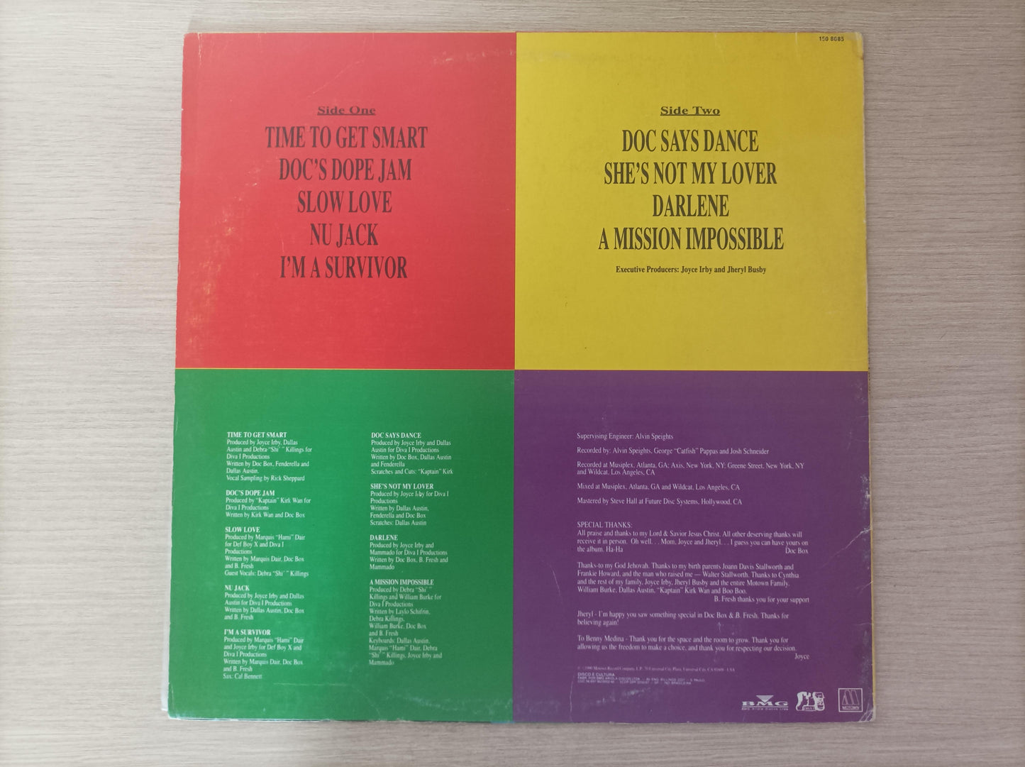 Lp Vinil Doc Box & B. Fresh 1990