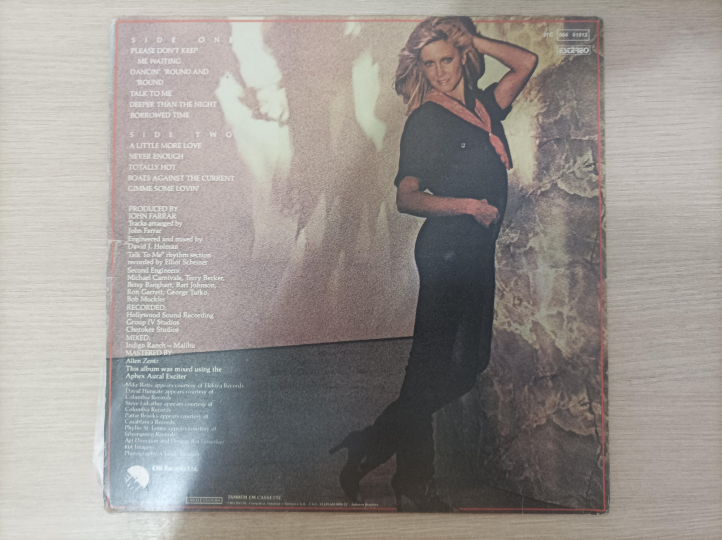 Disco Vinil Totally Hot Olivia Newton-John Com Encarte A