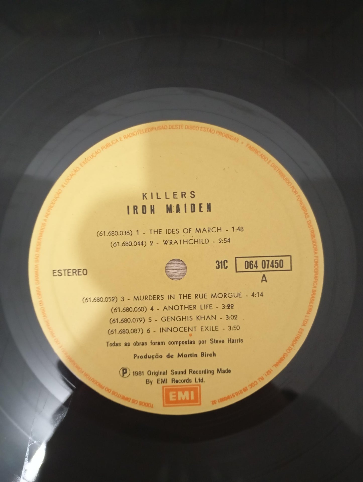 Lp Vinil Iron Maiden Killers