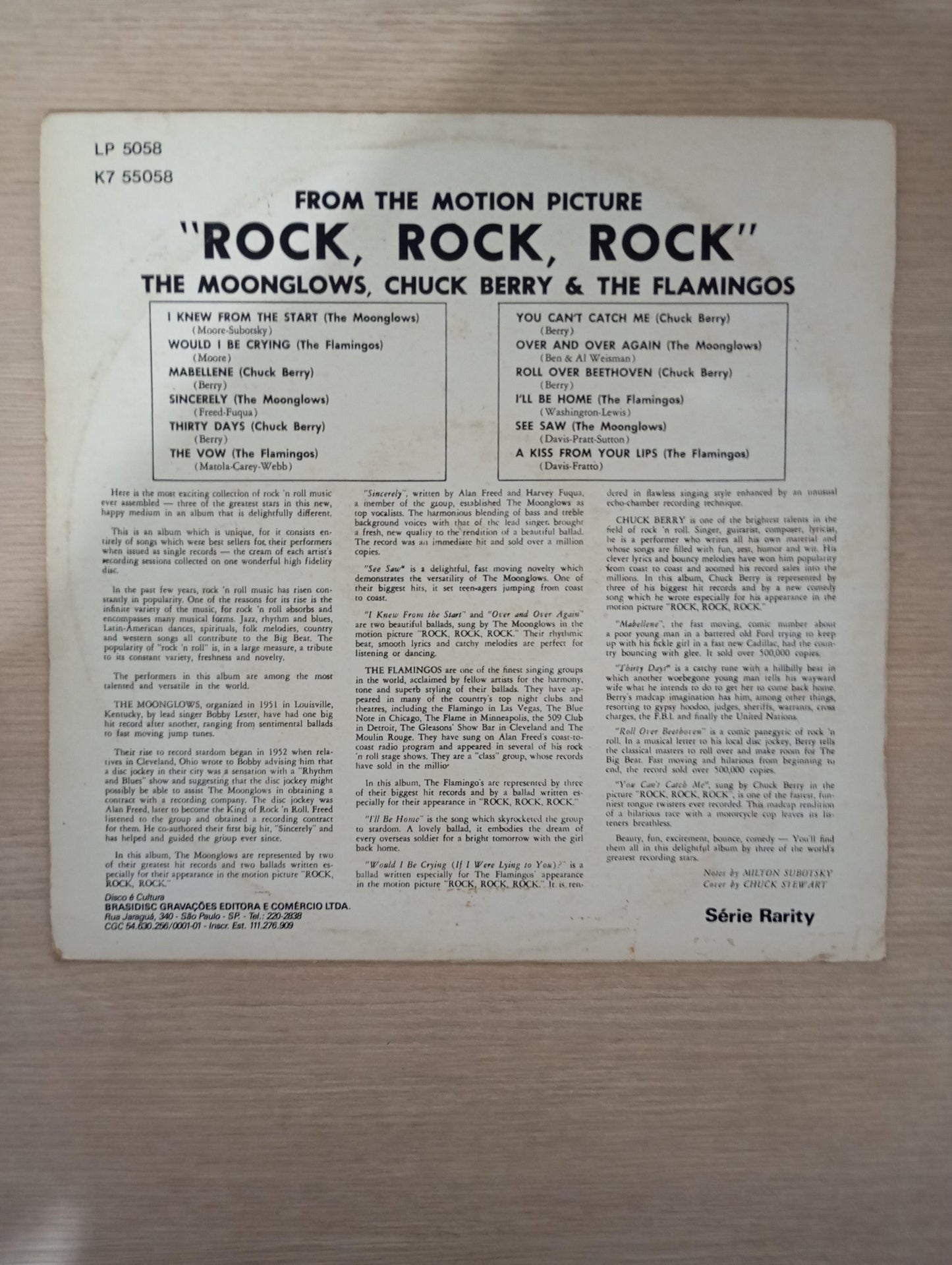 Lp Vinil Trilha Sonora Rock, Rock, Rock