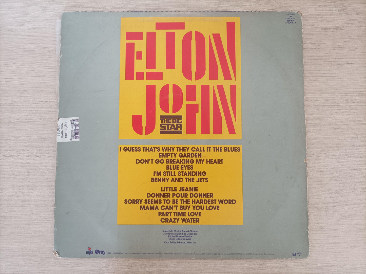 Lp Vinil Elton John The Big Star