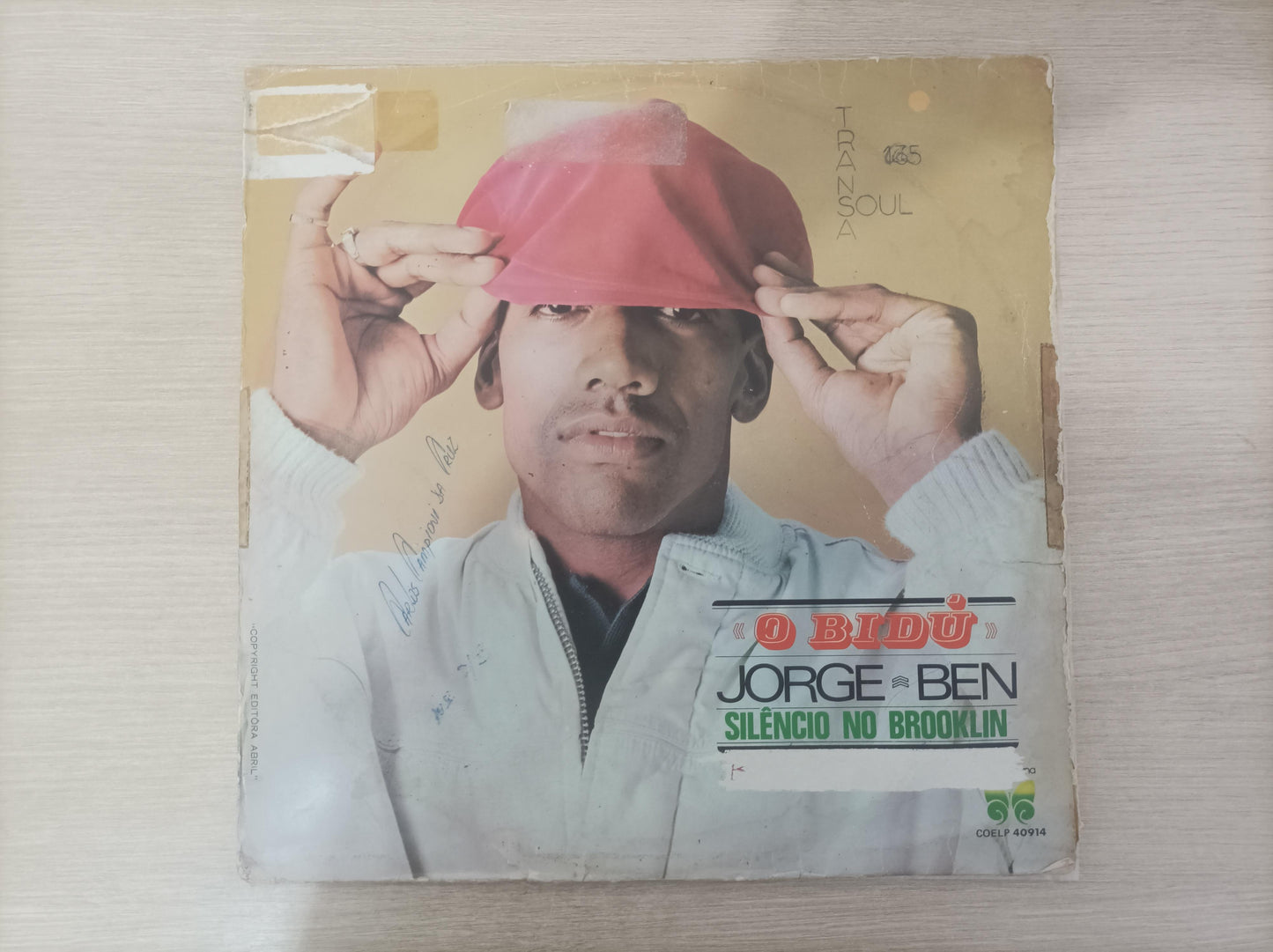 Lp Vinil Jorge Ben O Bidú: Silêncio No Brooklin