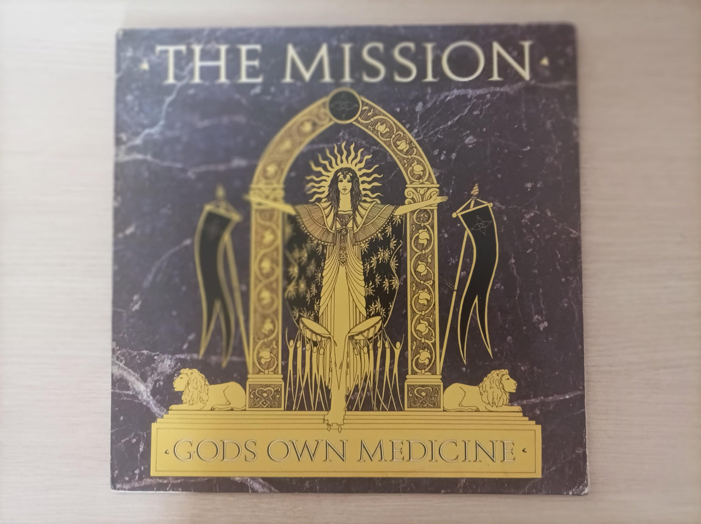 Lp Vinil The Mission Gods Own Medicine Com Encarte