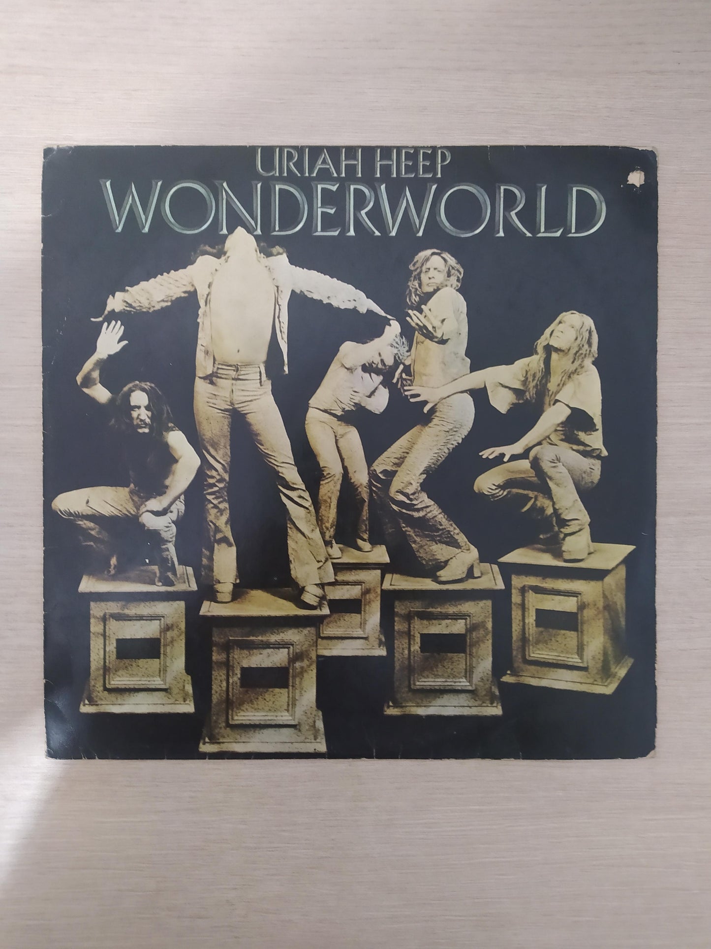 Lp Vinil Uriah Heep Wonderworld Com Encarte