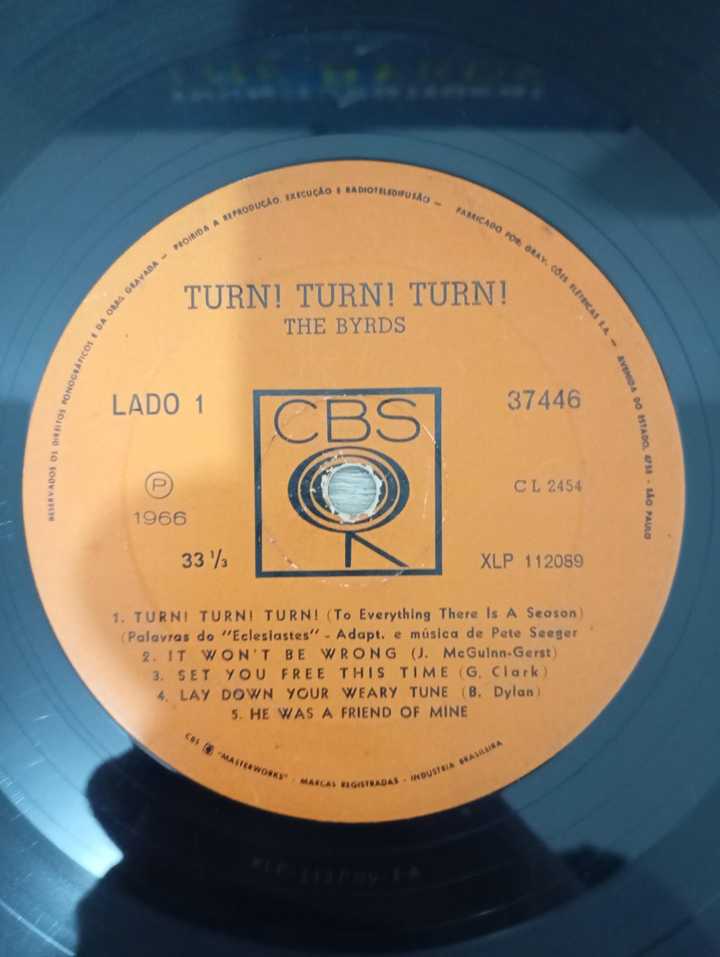 Lp Vinil The Byrds Turn! Turn! Turn!, Leia