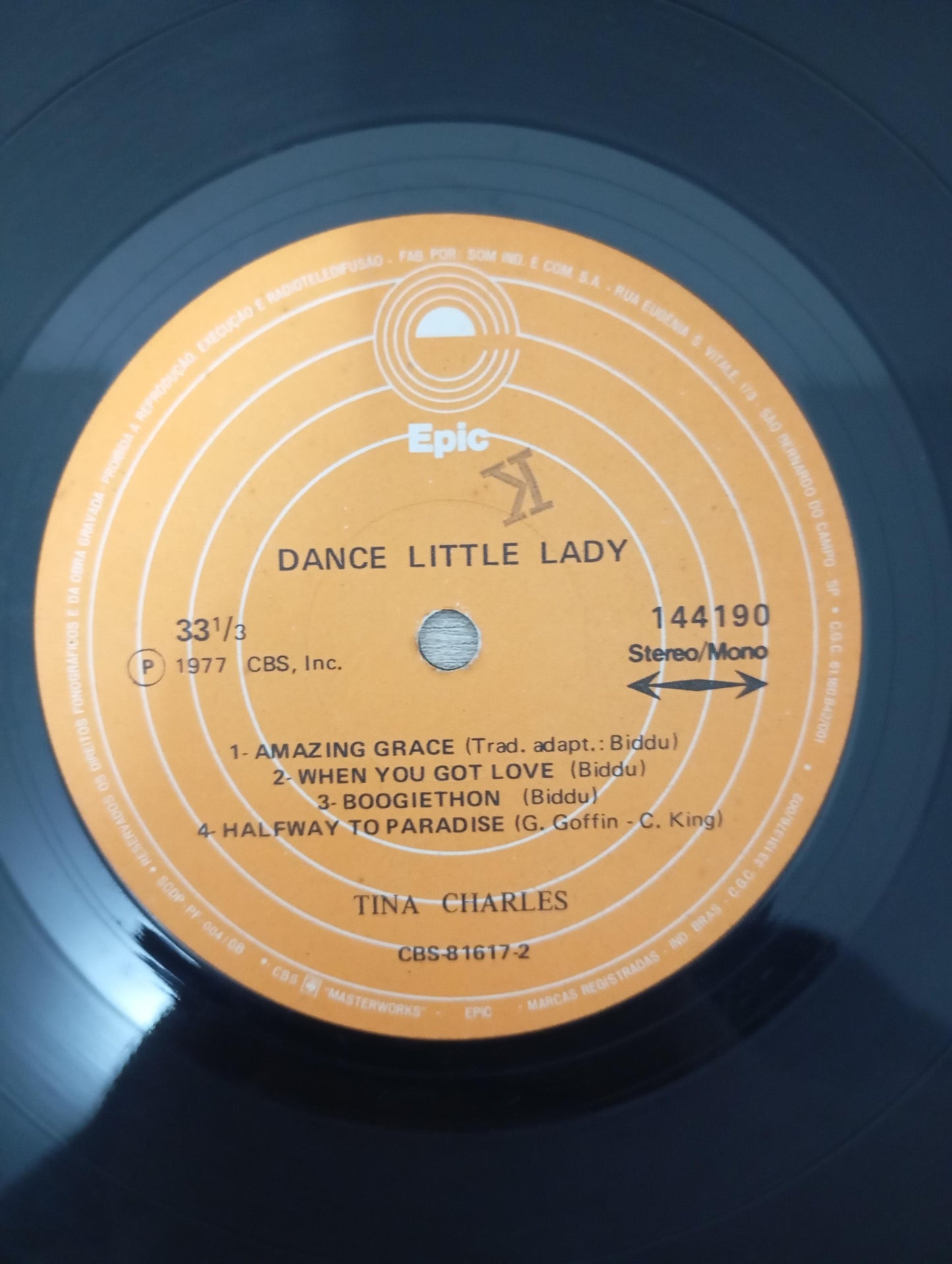 Lp Vinil Tina Charles Dance Little Lady