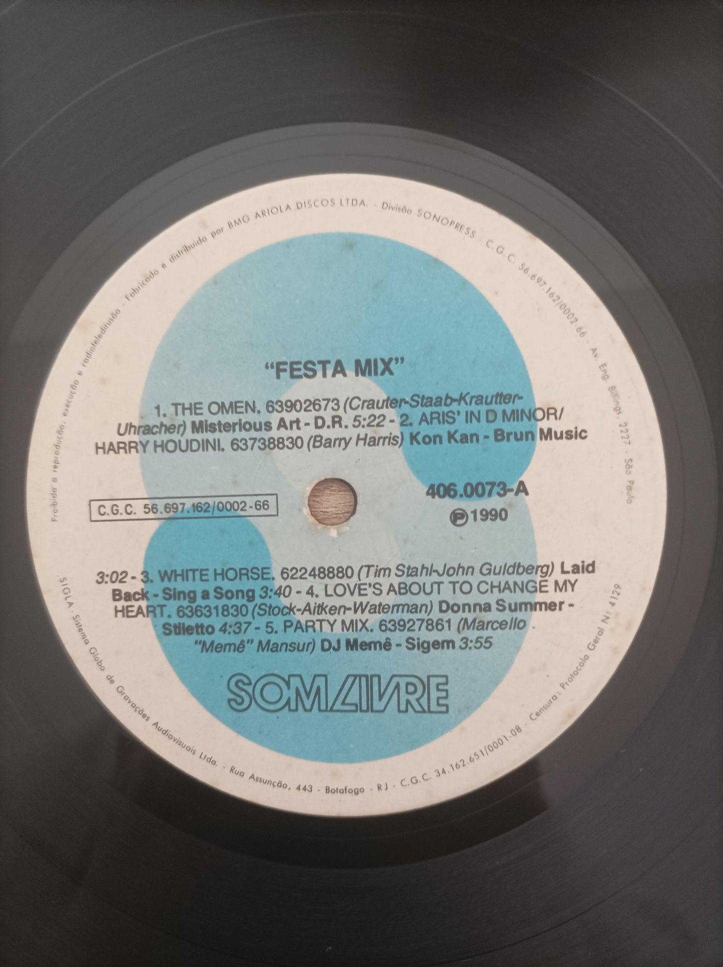 Disco Vinil Mix Festa A